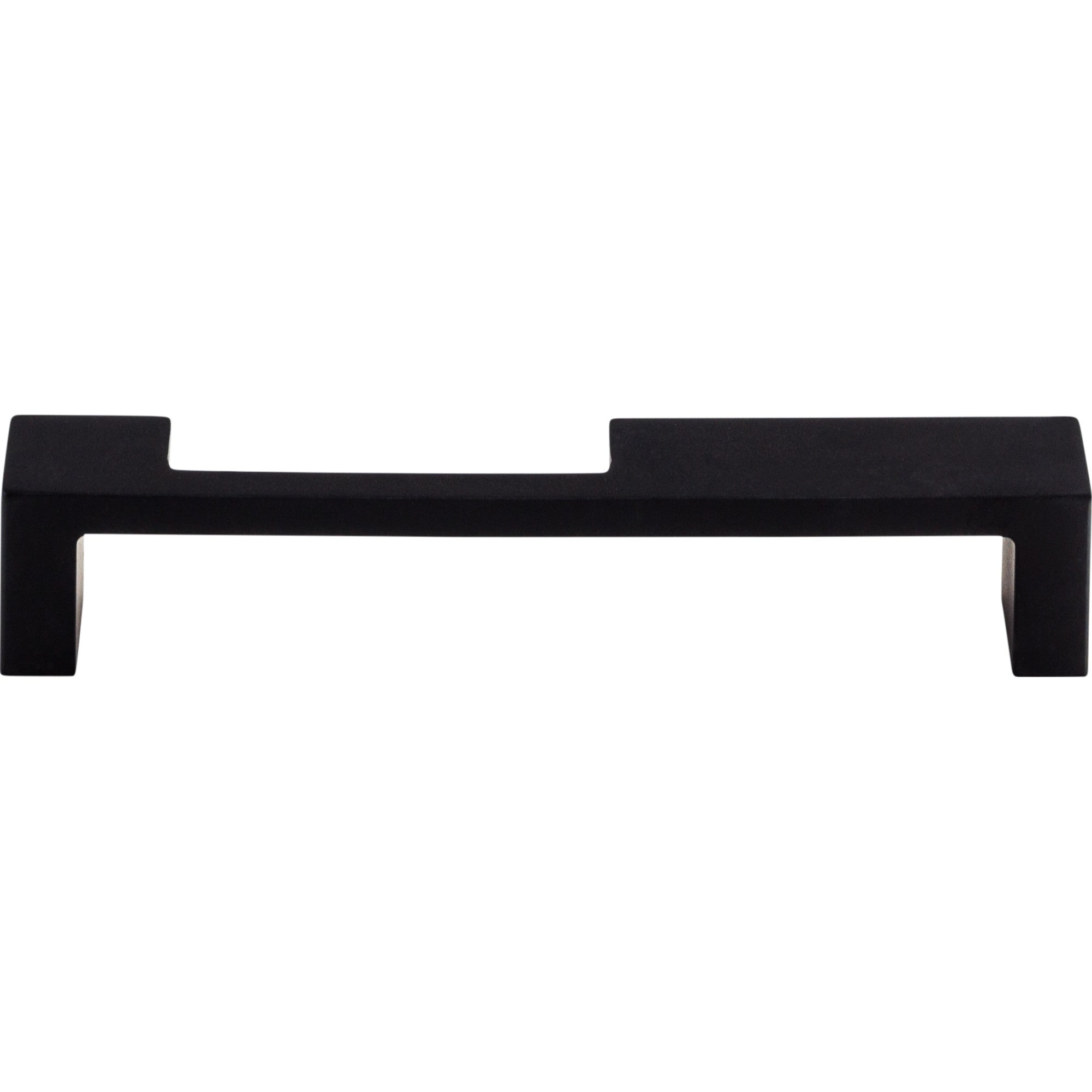 Modern Metro Notch Pull B Bar Pull - Flat Black
