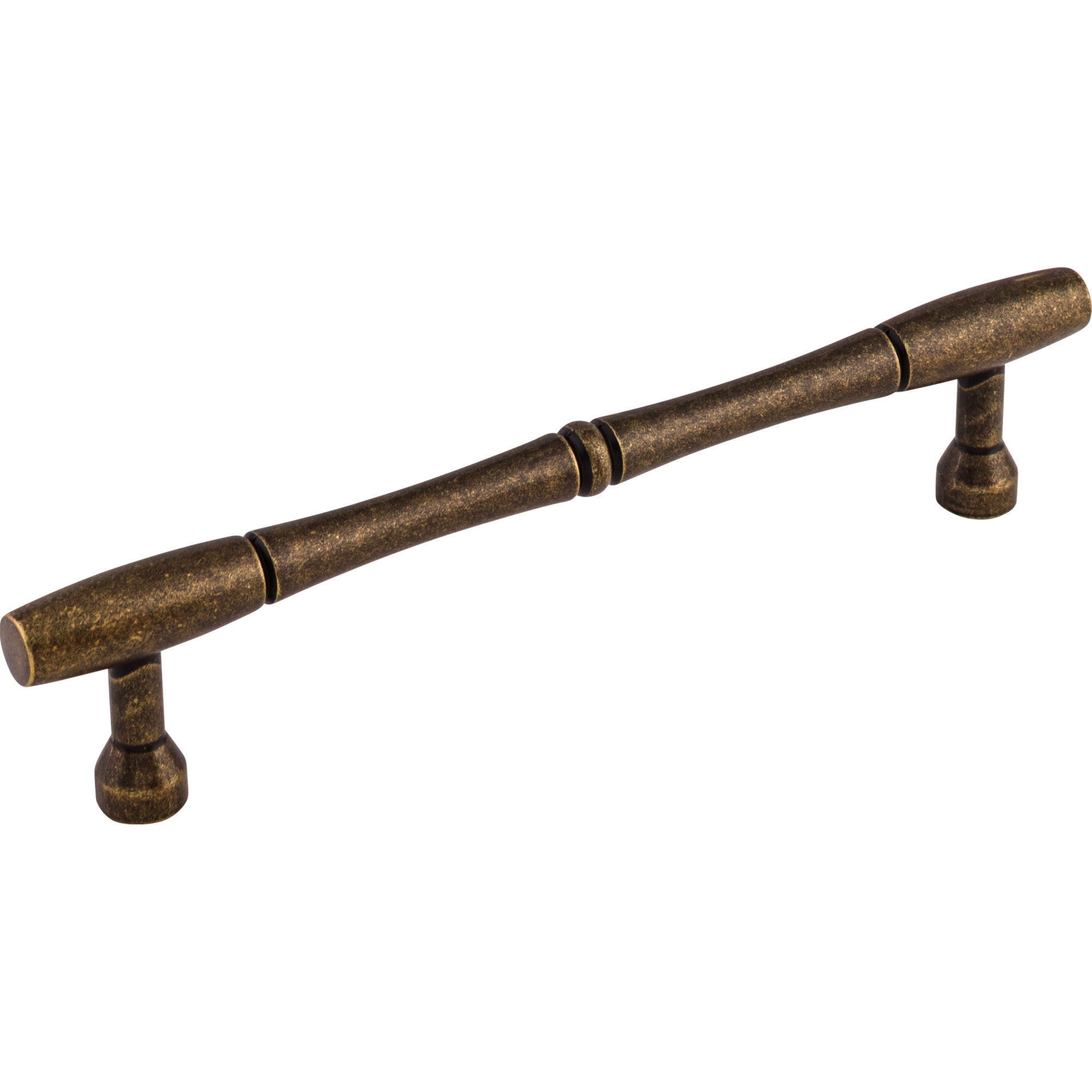 Nouveau Bamboo 7" Center to Center Bar Pull - German Bronze