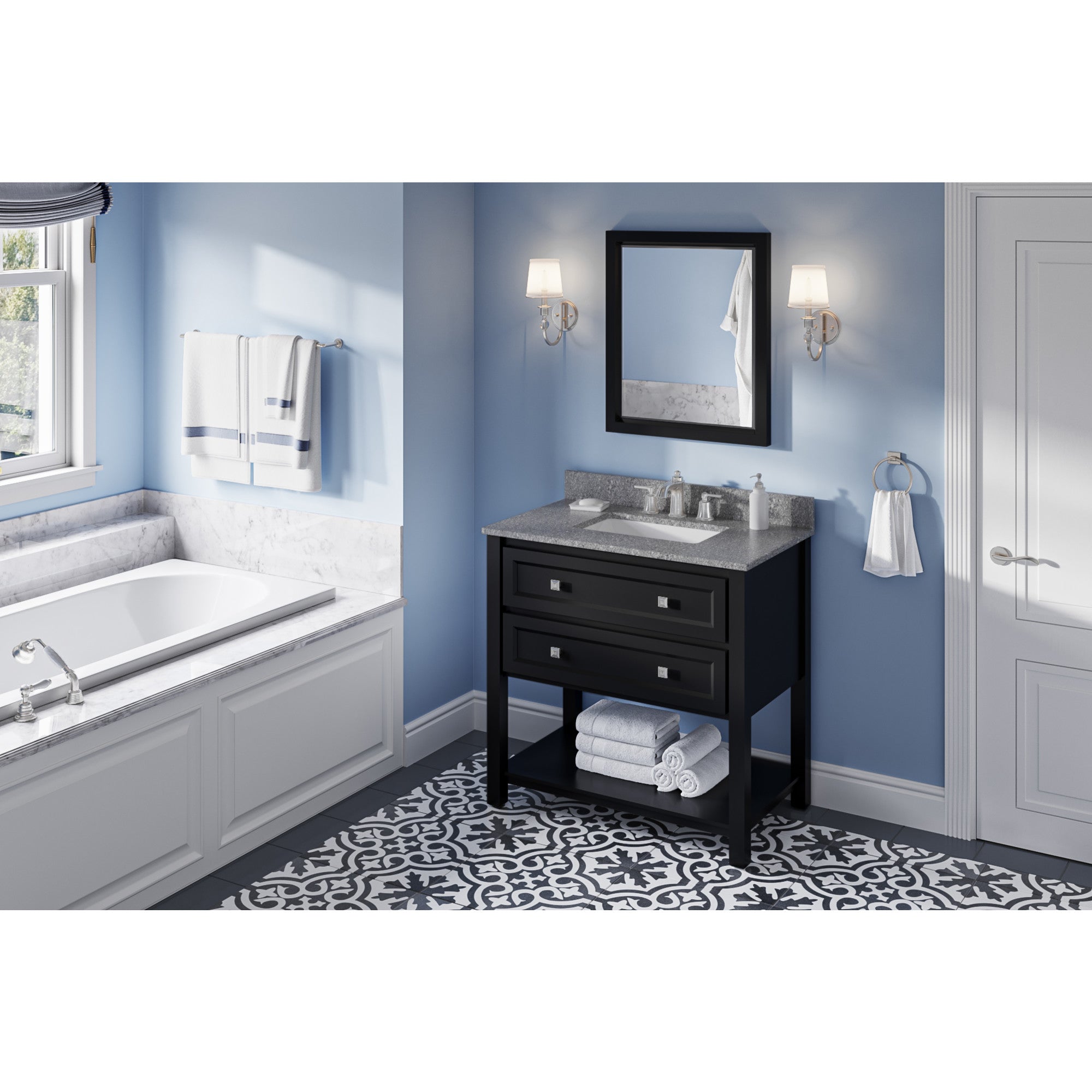 36" Adler Vanity – Black
