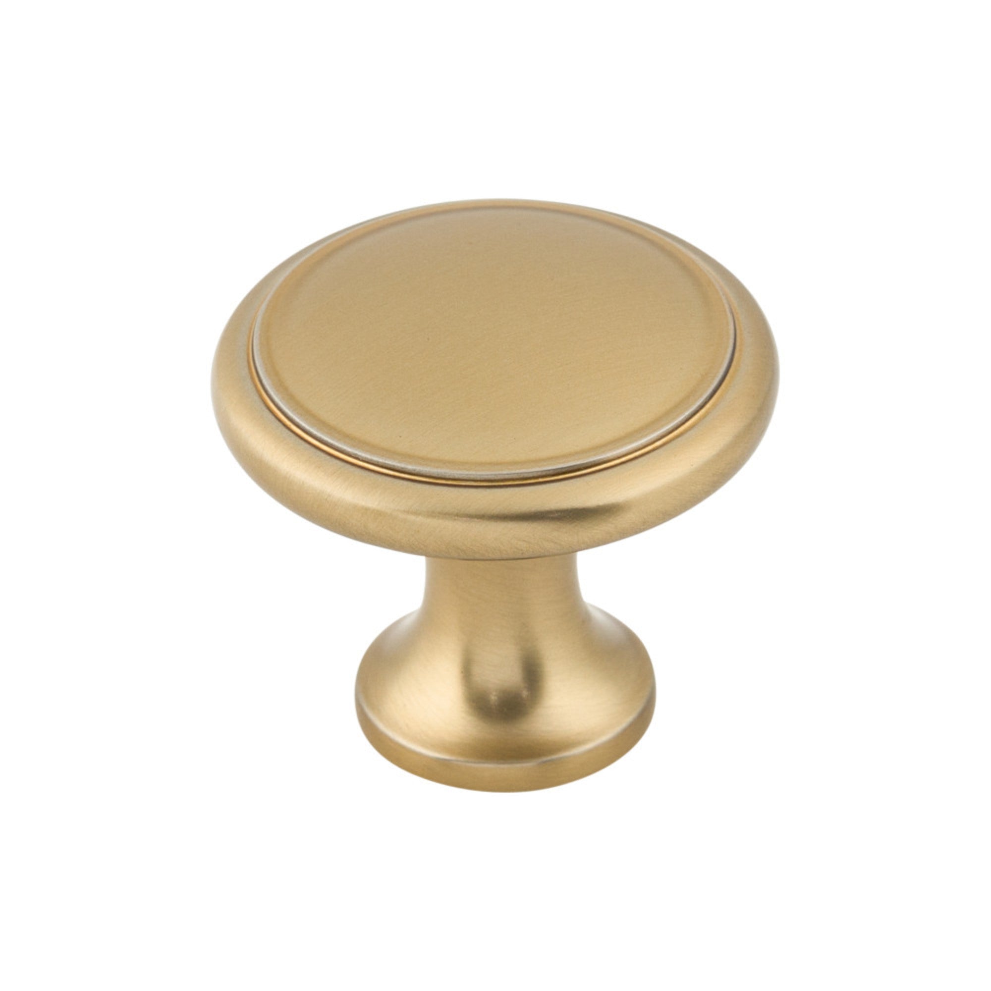 Ringed Mushroom Knob - Honey Bronze