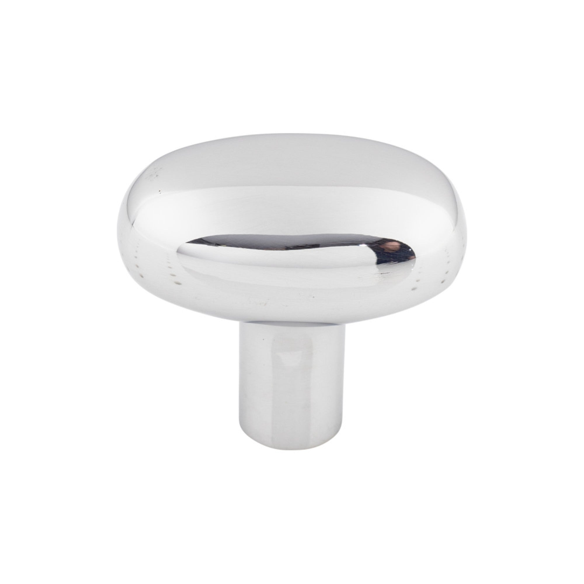 Aspen II Small Potato Oval Knob - Polished Chrome
