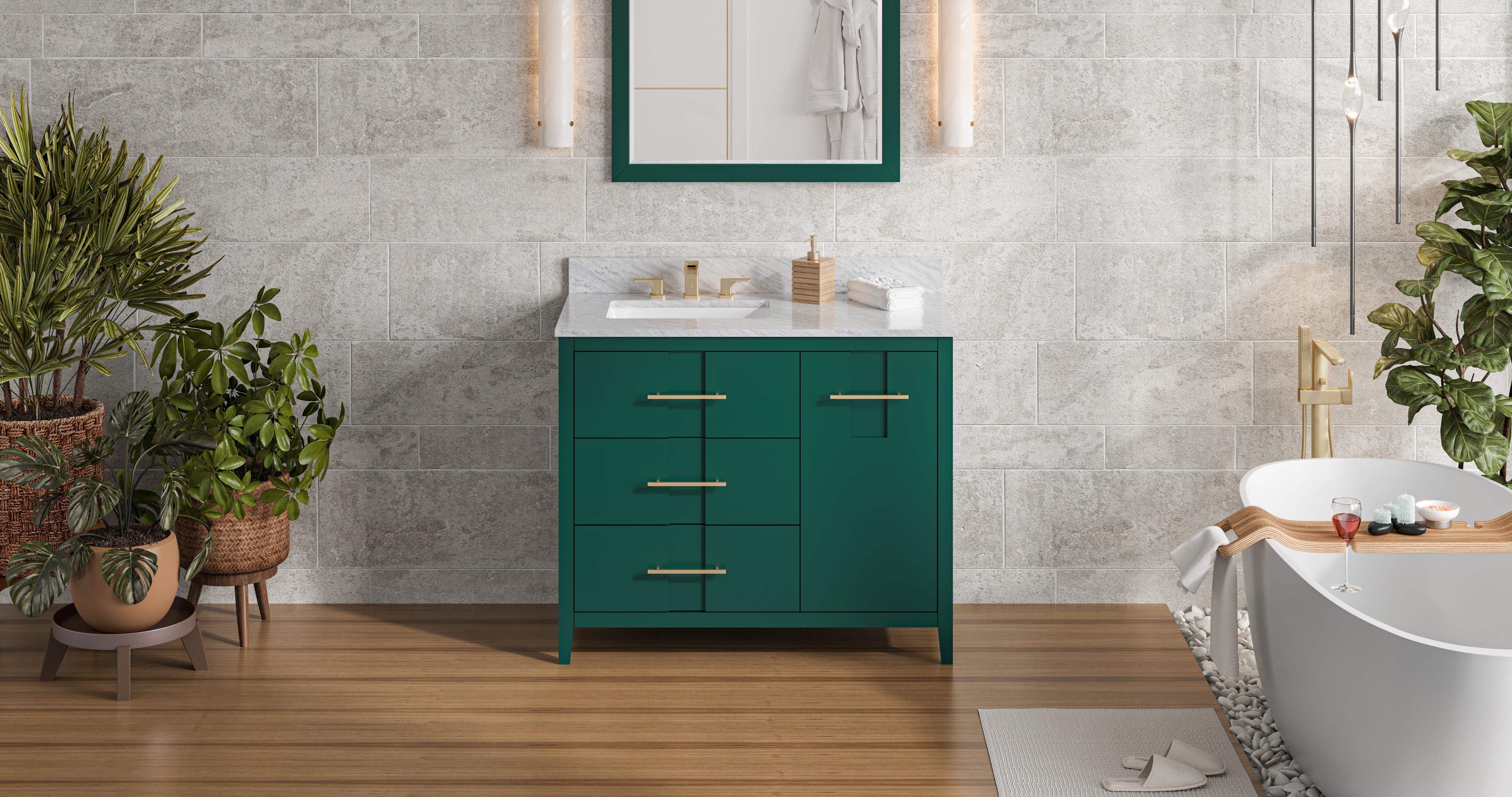 42" Katara Vanity – Left Offset