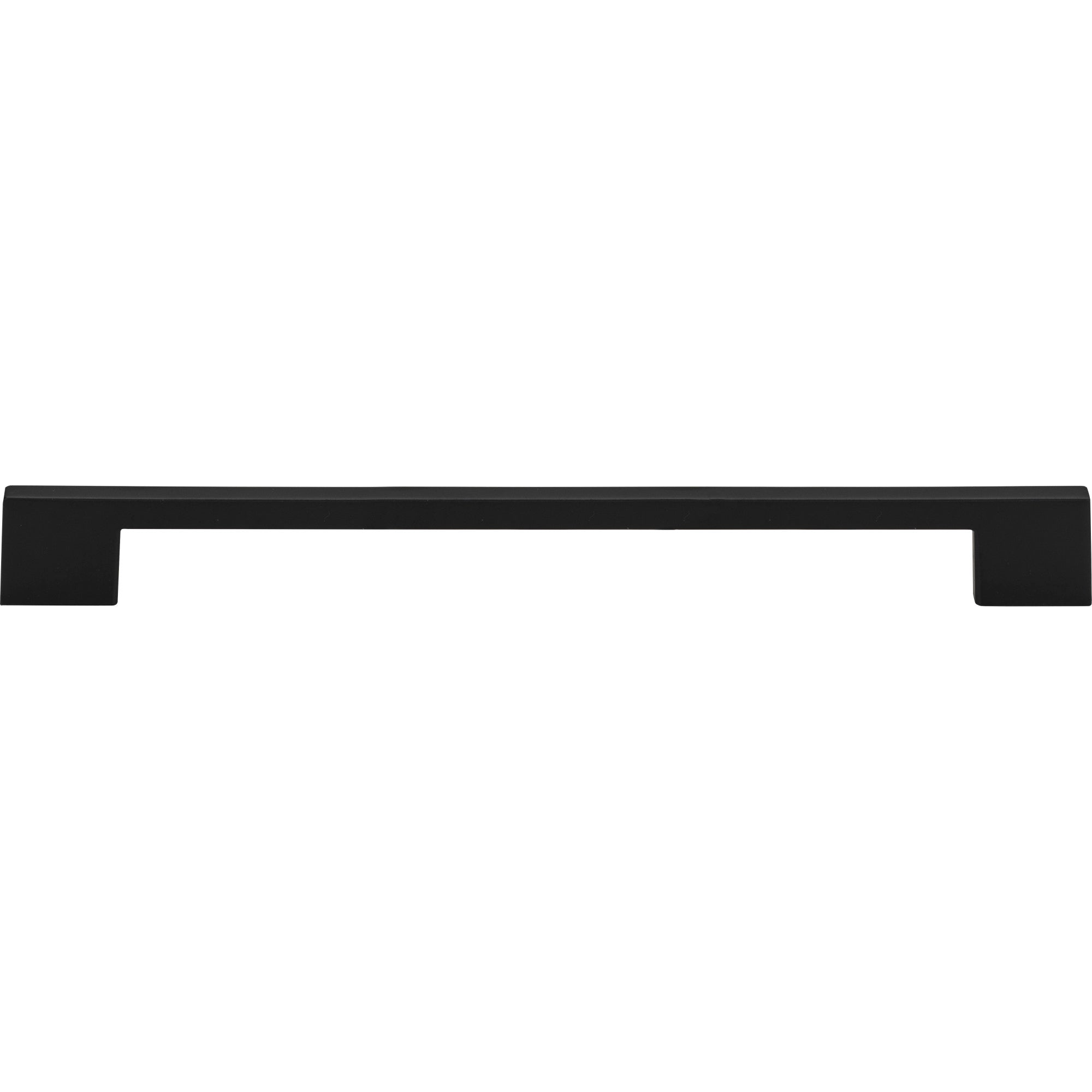 Thin Square Bar Pull - Matte Black