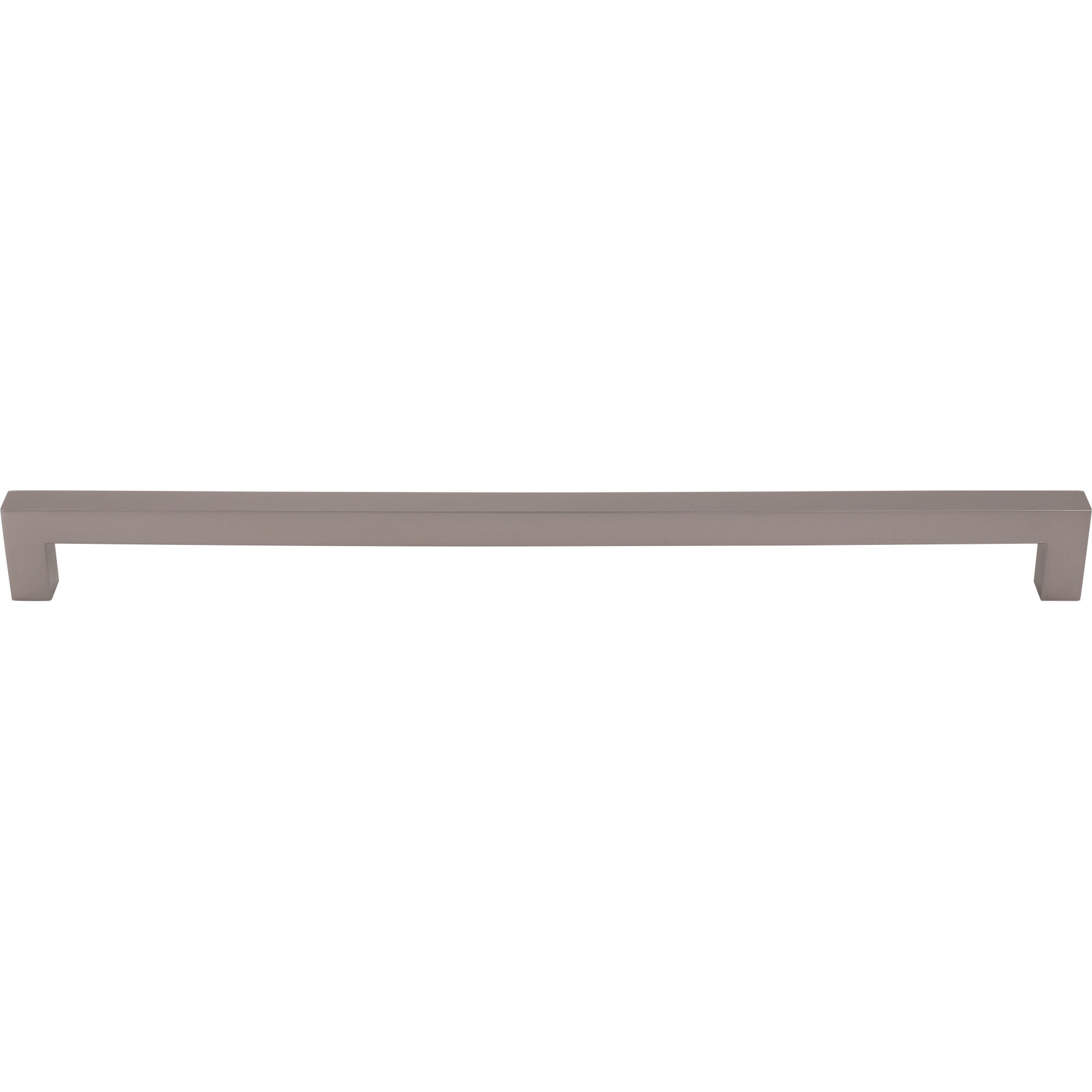 Square Bar 12" Center to Center Bar Pull - Ash Gray