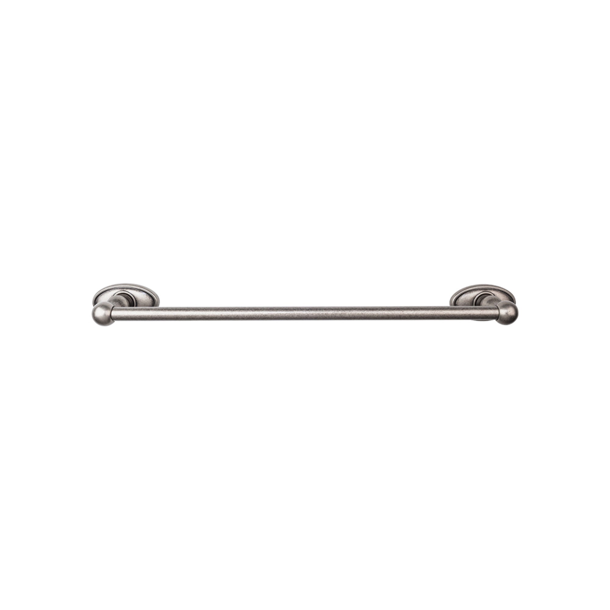 TOP BATH (R) Edwardian Bath Single 26 1/2" Wall Mounted  Towel Bar - Antique Pewter