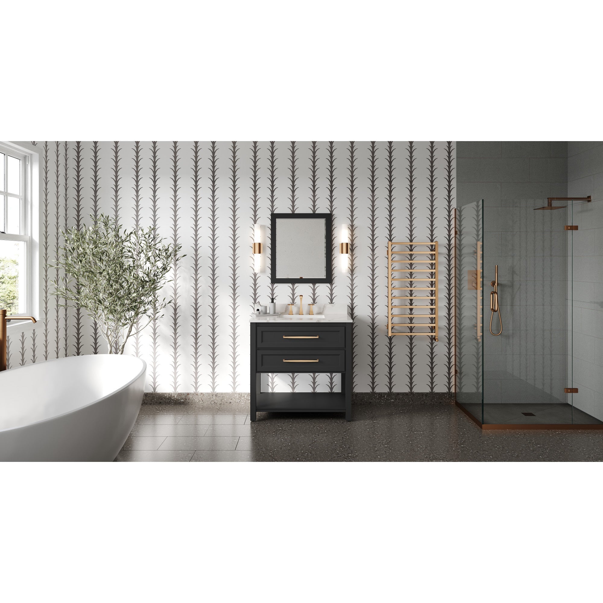 36" Kipling Vanity – Blue Steel