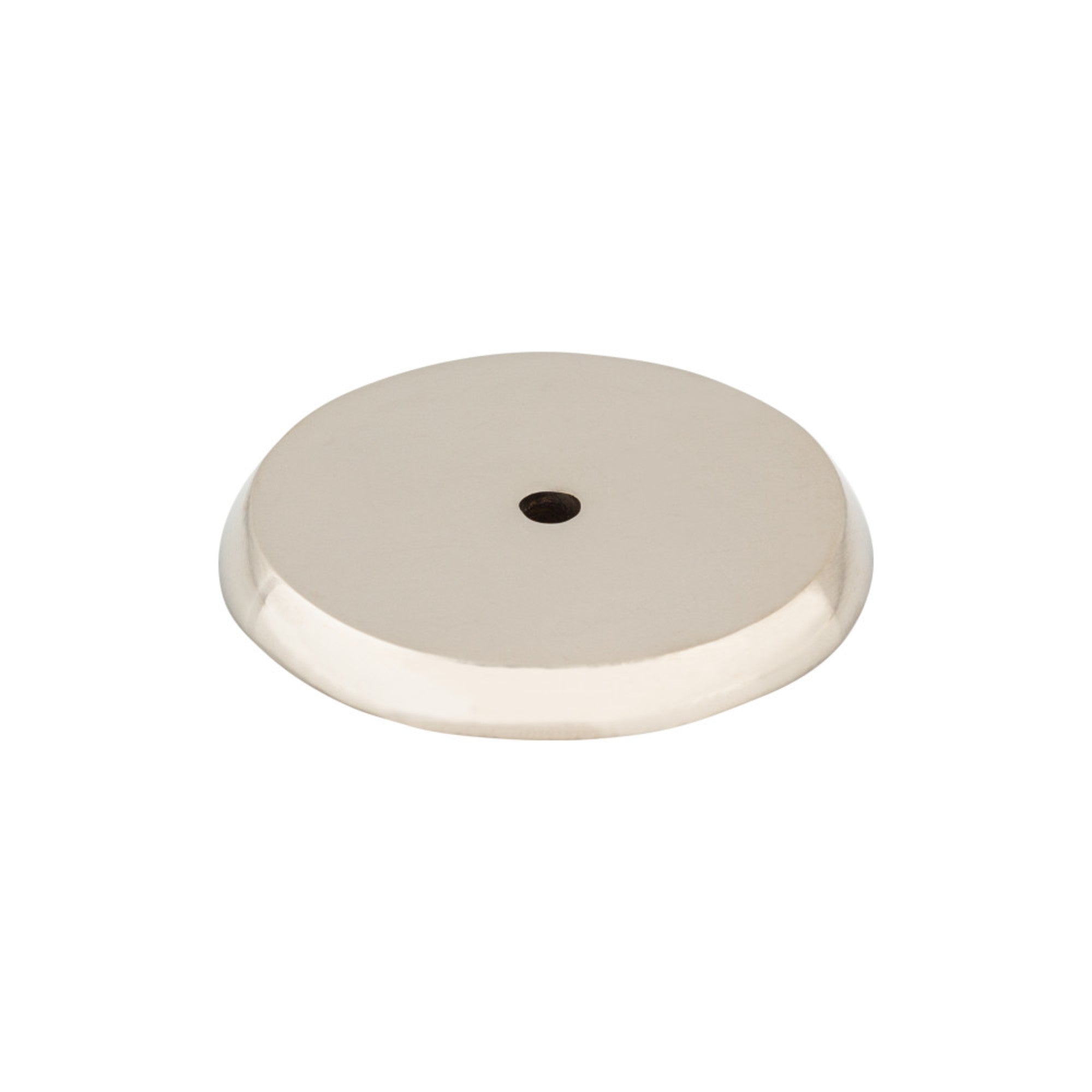 Aspen II Round Knob Backplate - Polished Nickel