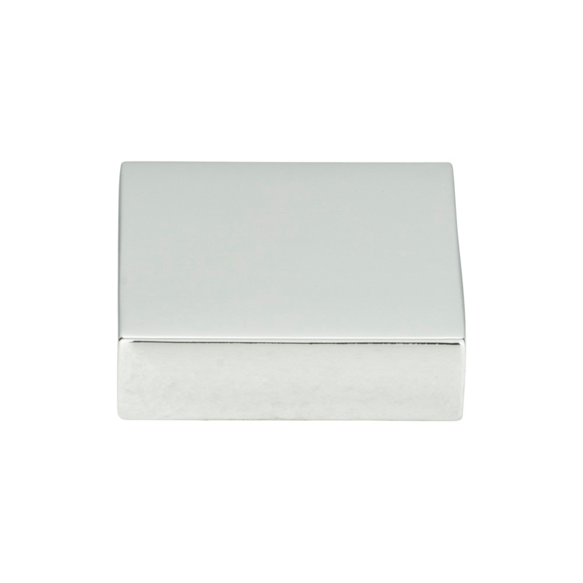 Thin Square Square Knob - Polished Chrome