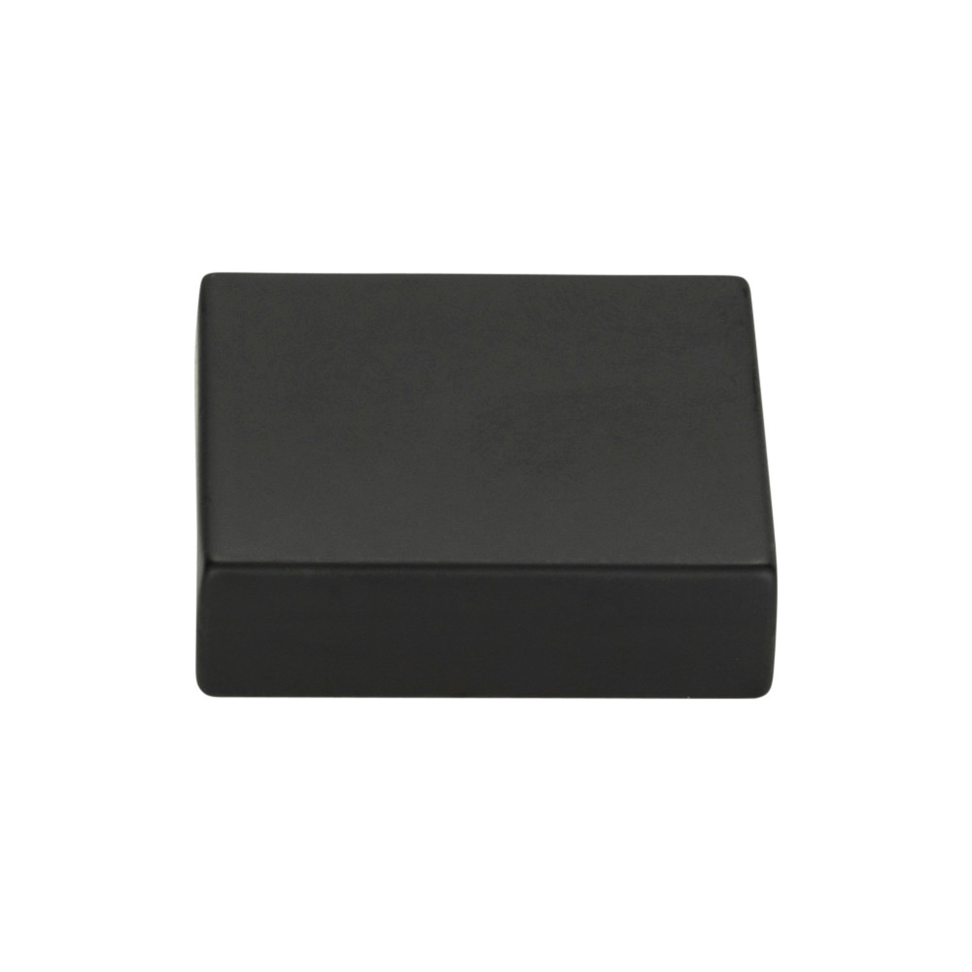 Thin Square Square Knob - Matte Black