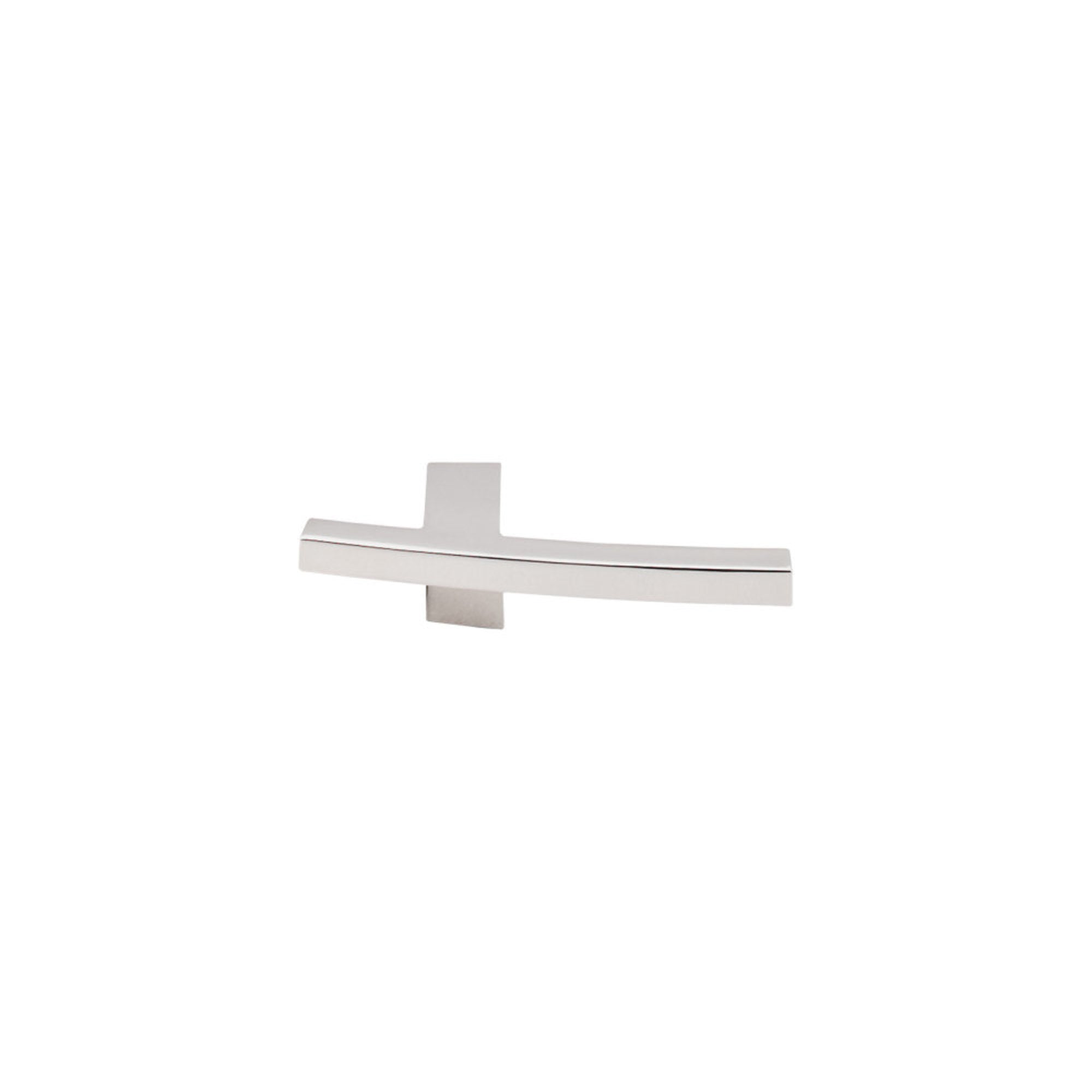 Slanted A Knob - Polished Nickel