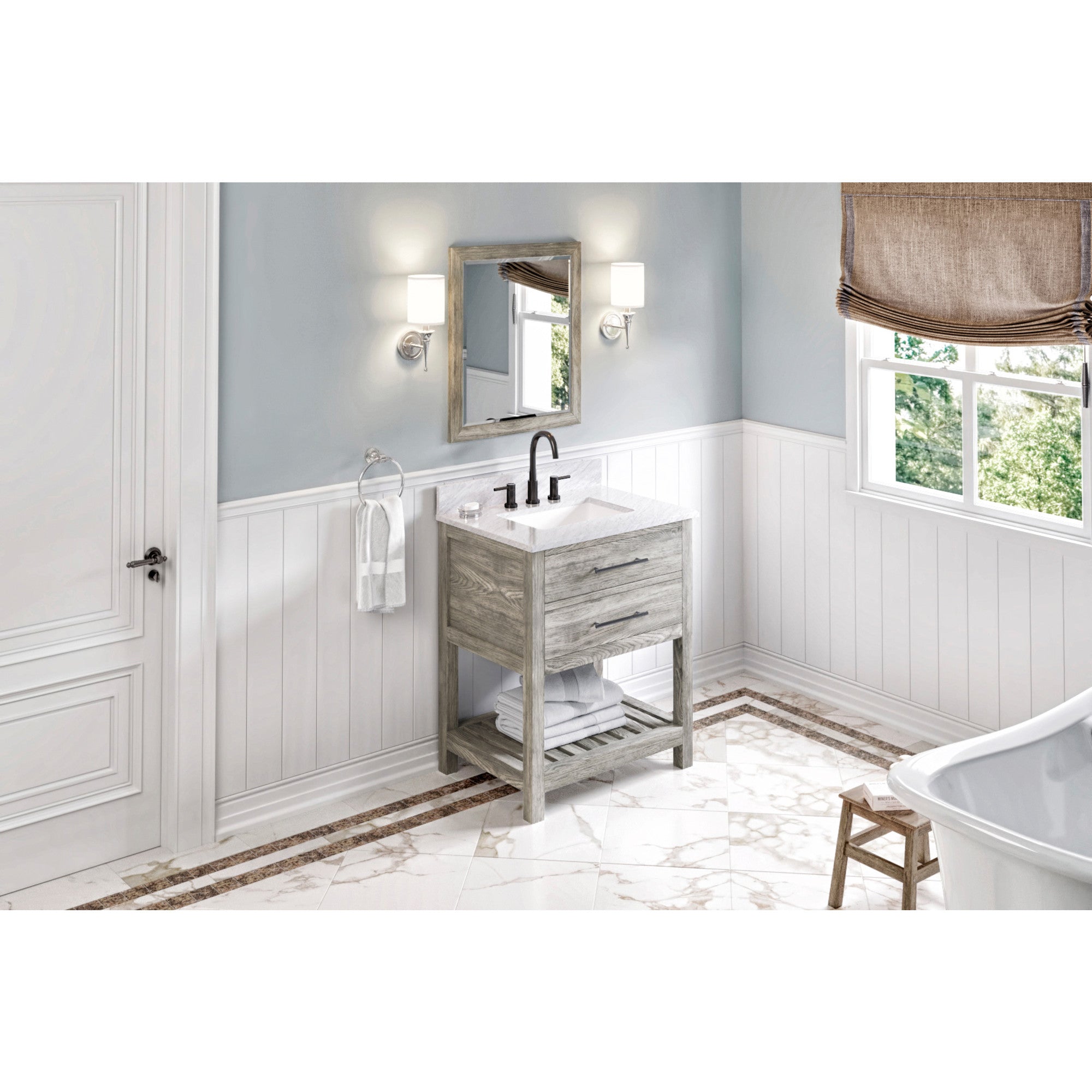 30" Wavecrest Vanity – Weathered Grey