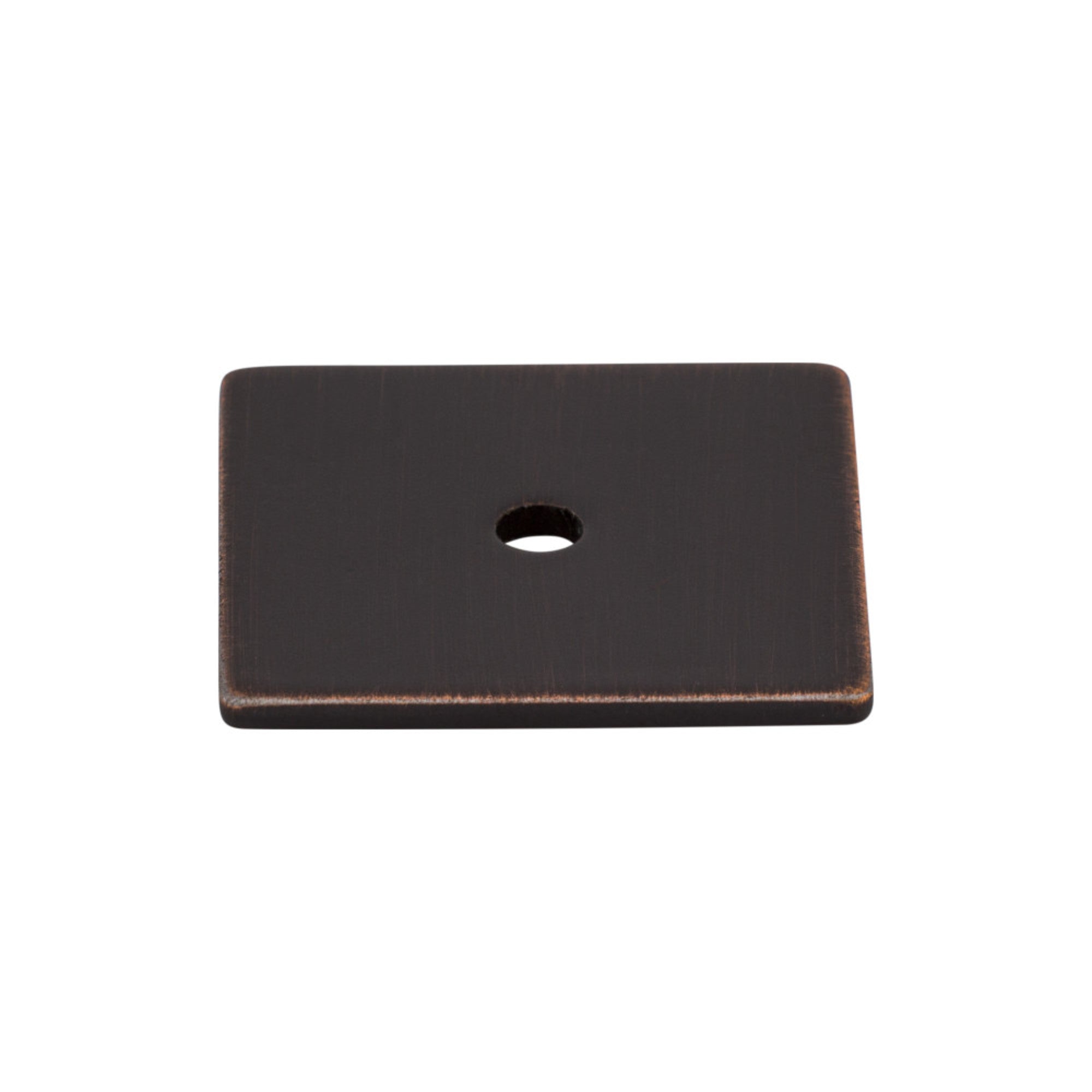 Square Knob Backplate - Tuscan Bronze