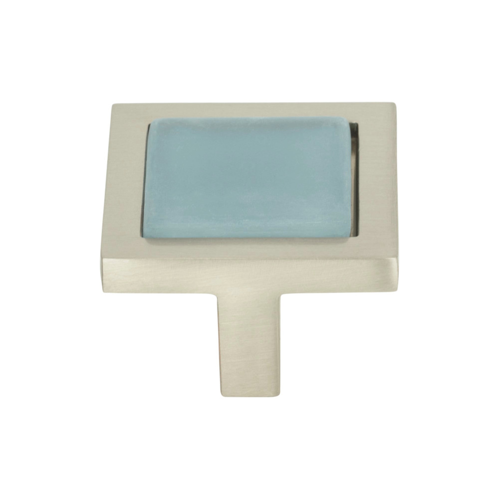 Spa Square Knob - Brushed Nickel