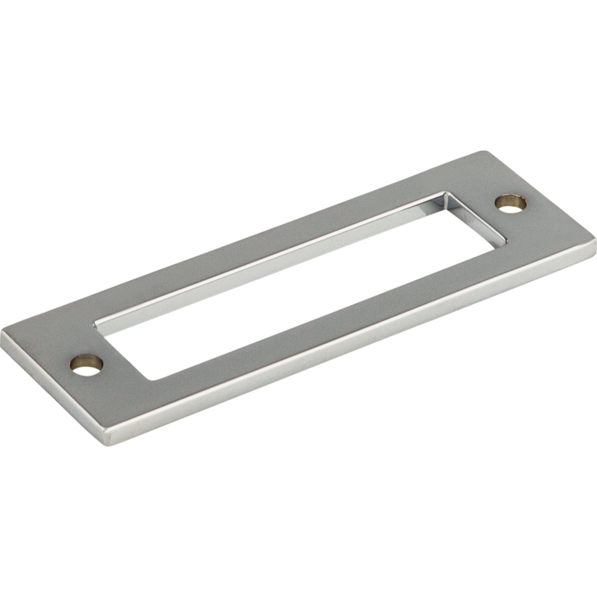 Hollin 3" Center to Center Pull Backplate - Polished Chrome