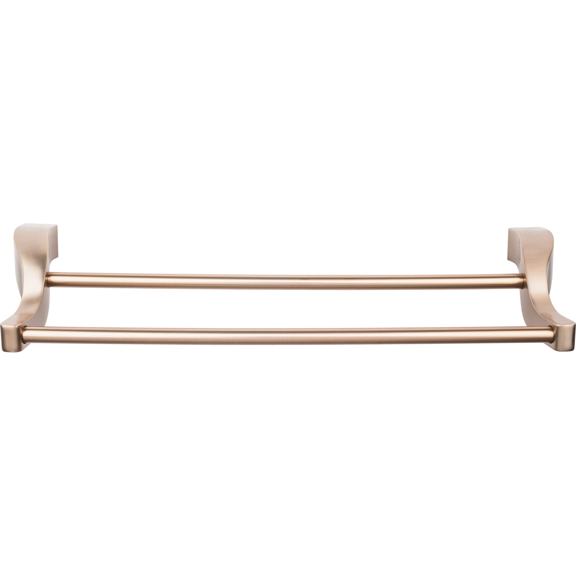 Aqua Double 19 1/4" Wall Mounted  Towel Bar - Brushed Bronze