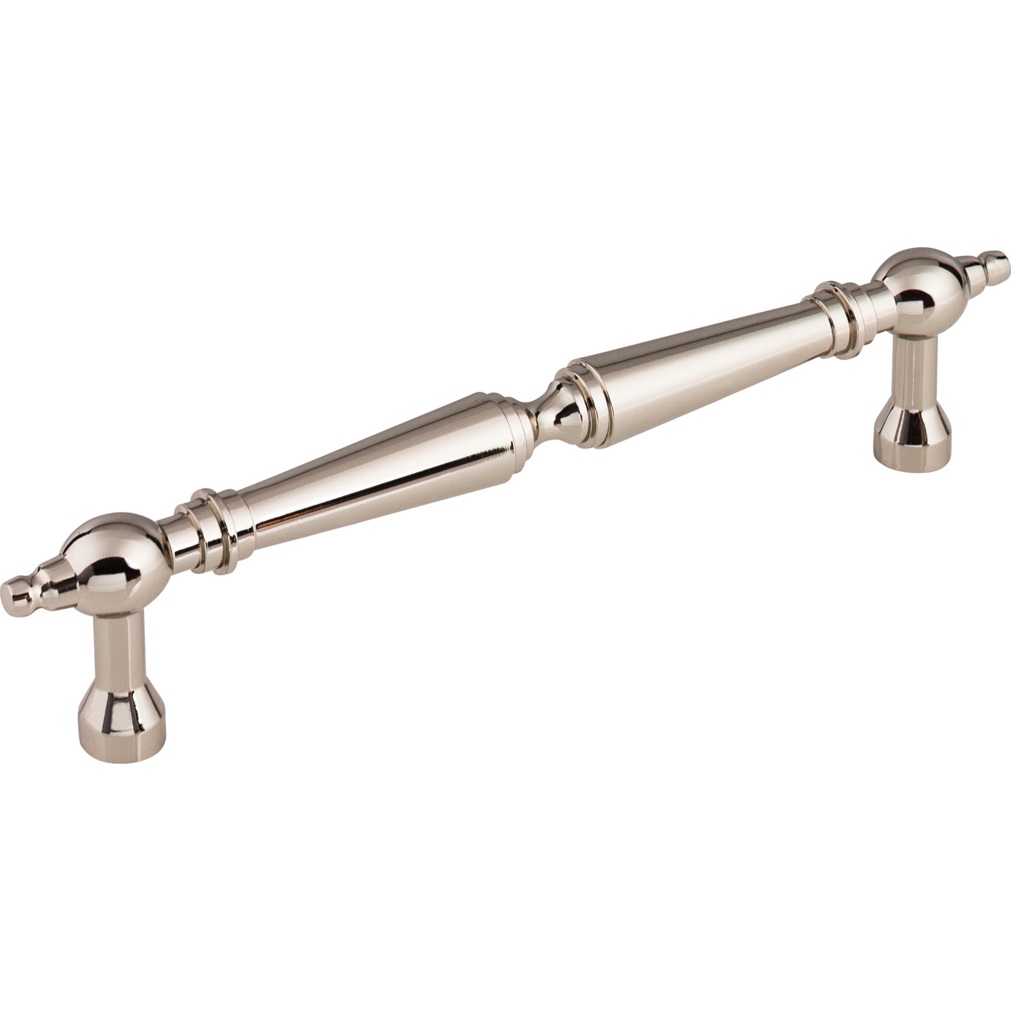 Asbury 7" Center to Center Bar Pull - Polished Nickel