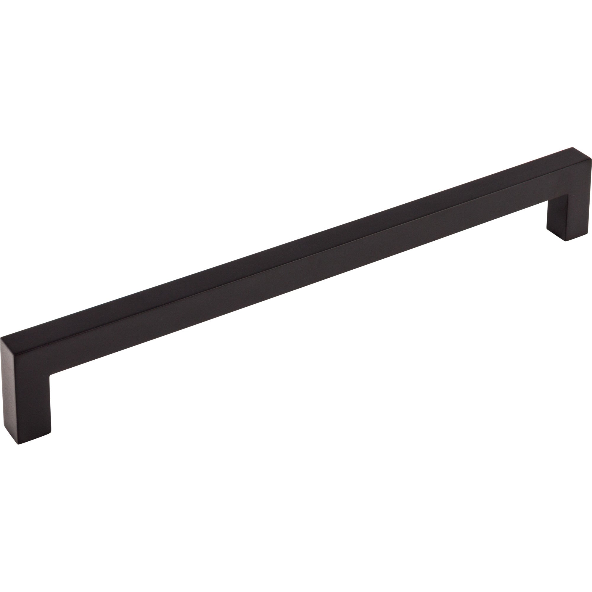 Square Bar 12" Center to Center Appliance Pull - Flat Black