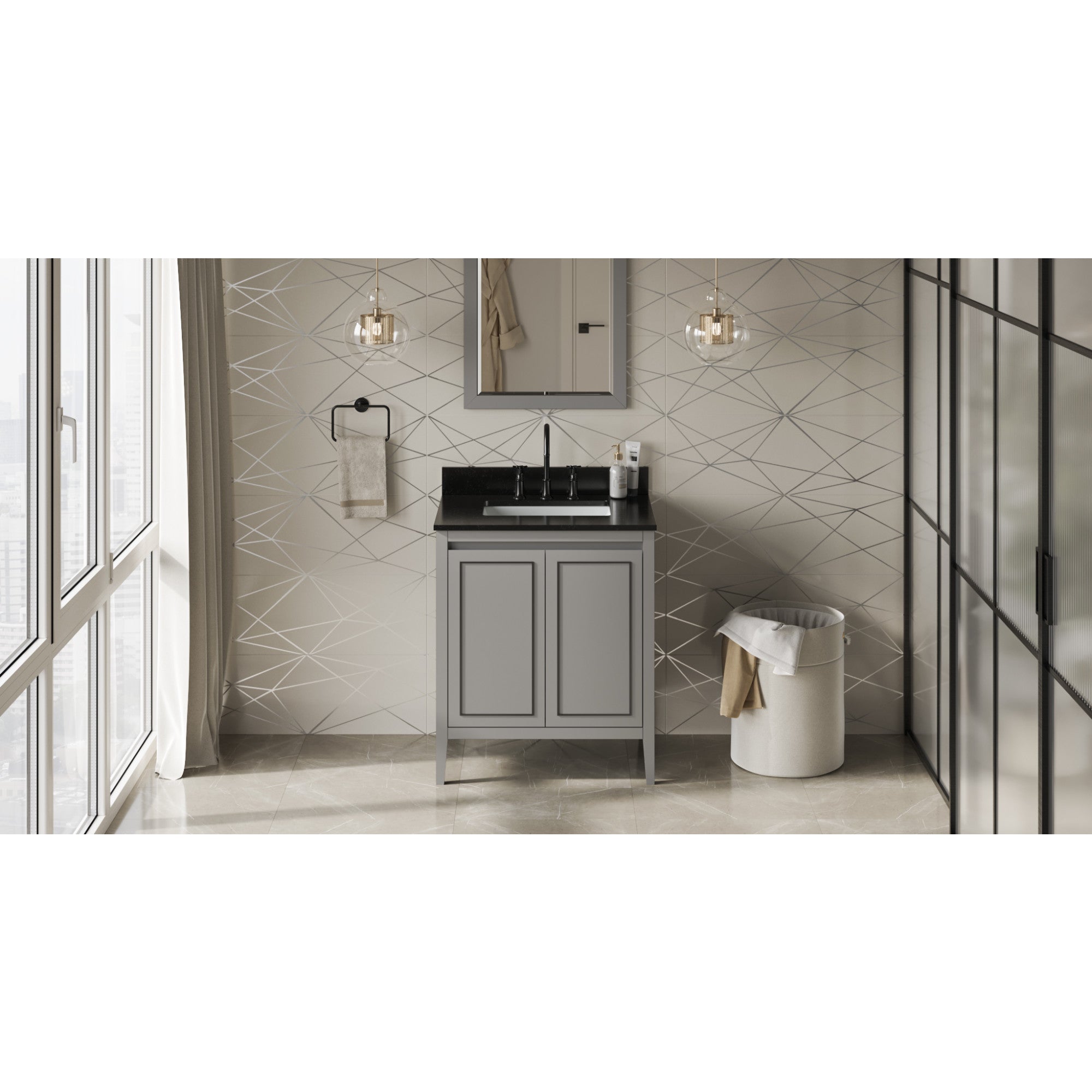 30" Percival Vanity – Grey