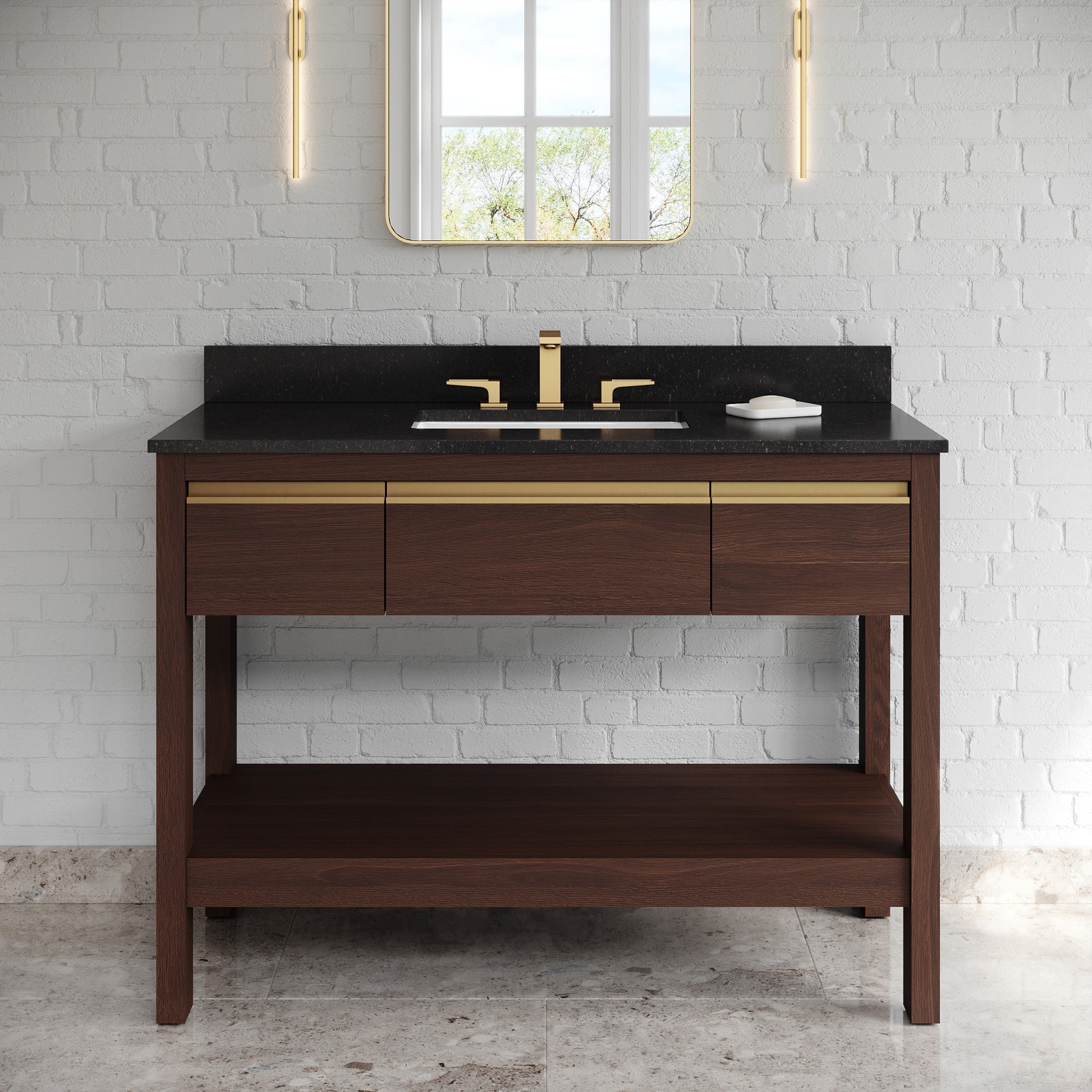 48" Jubilee Vanity – Dark Walnut