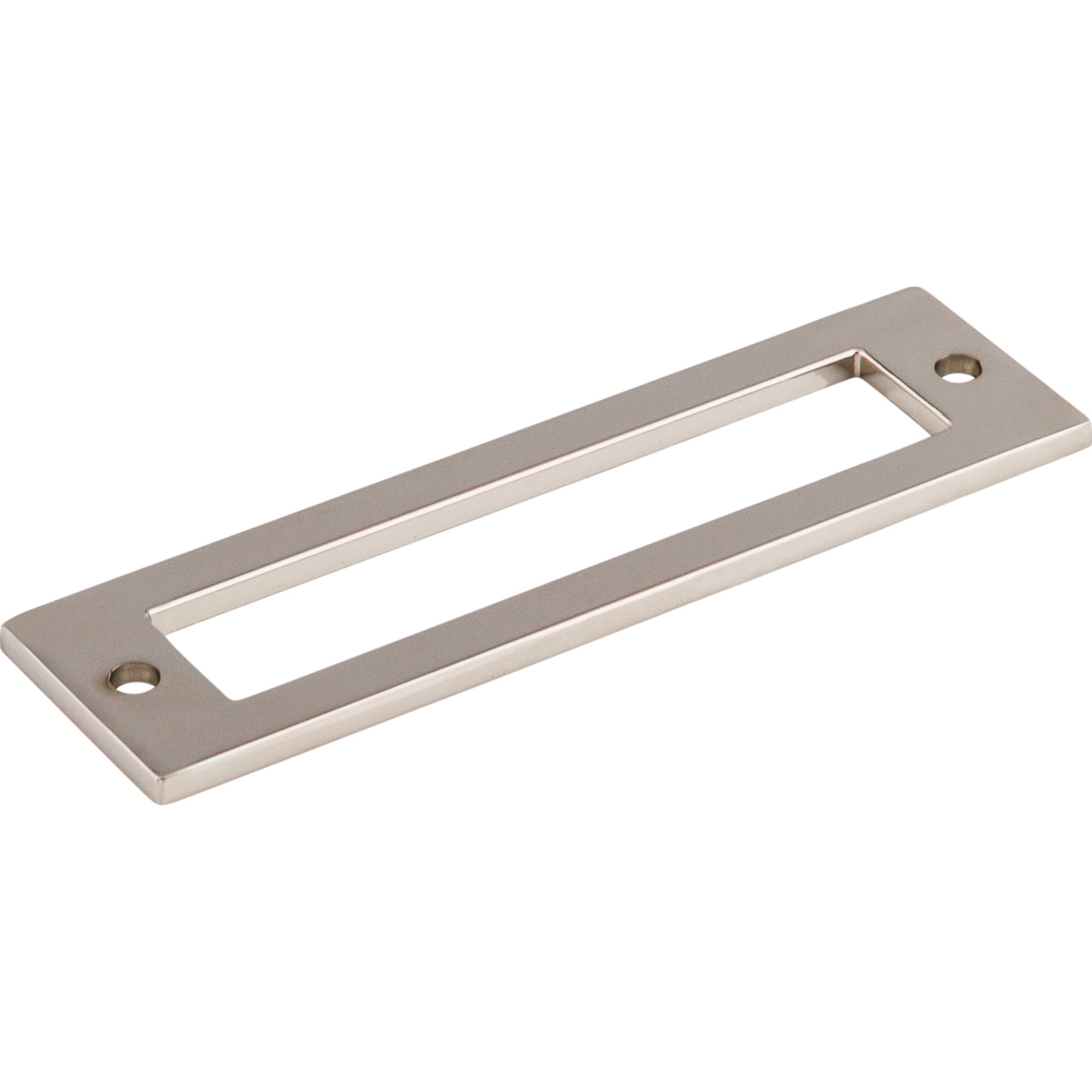 Hollin 3 3/4" Center to Center Pull Backplate - Polished Nickel