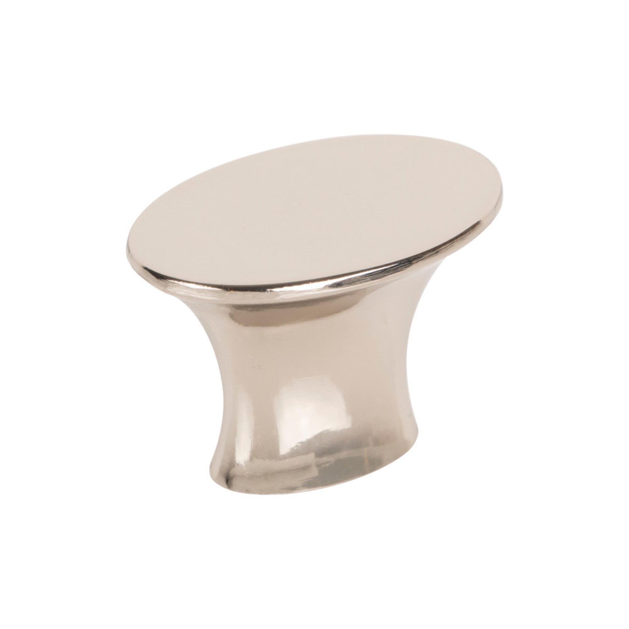 Edgewater 1 5/16" Length Oval Knob - Polished Nickel