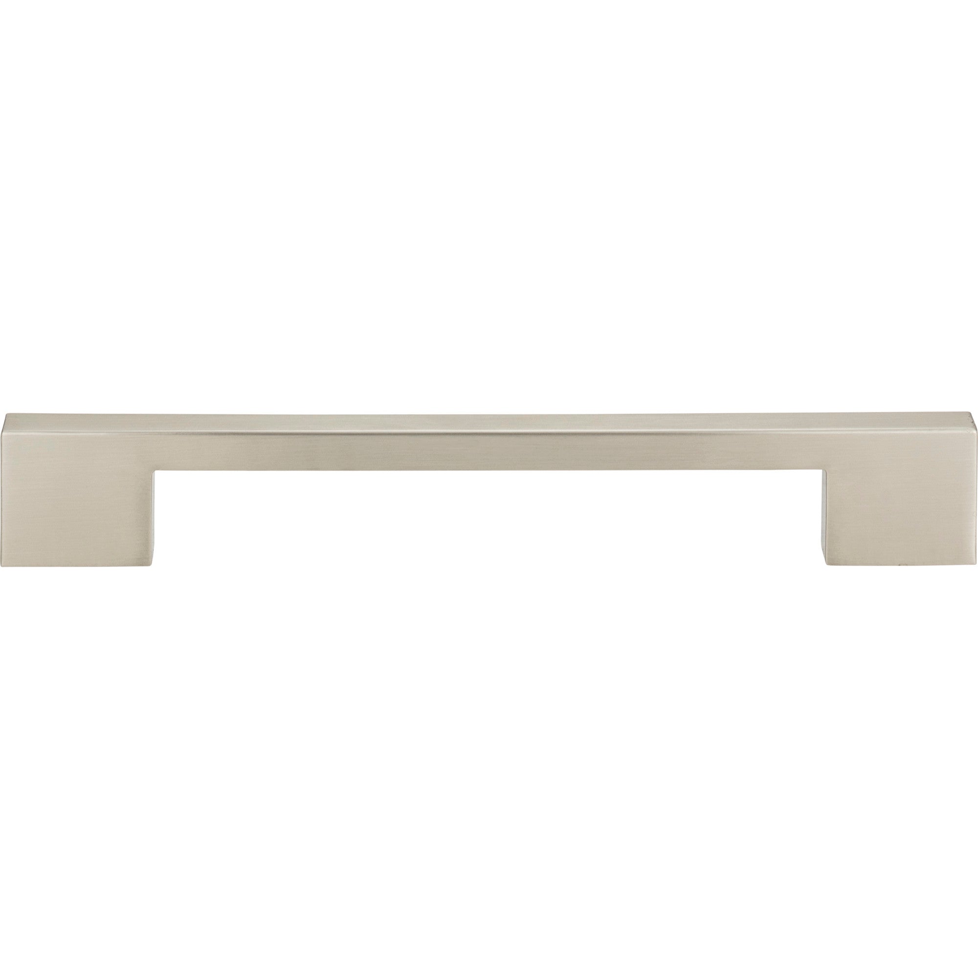 Thin Square Bar Pull - Brushed Nickel