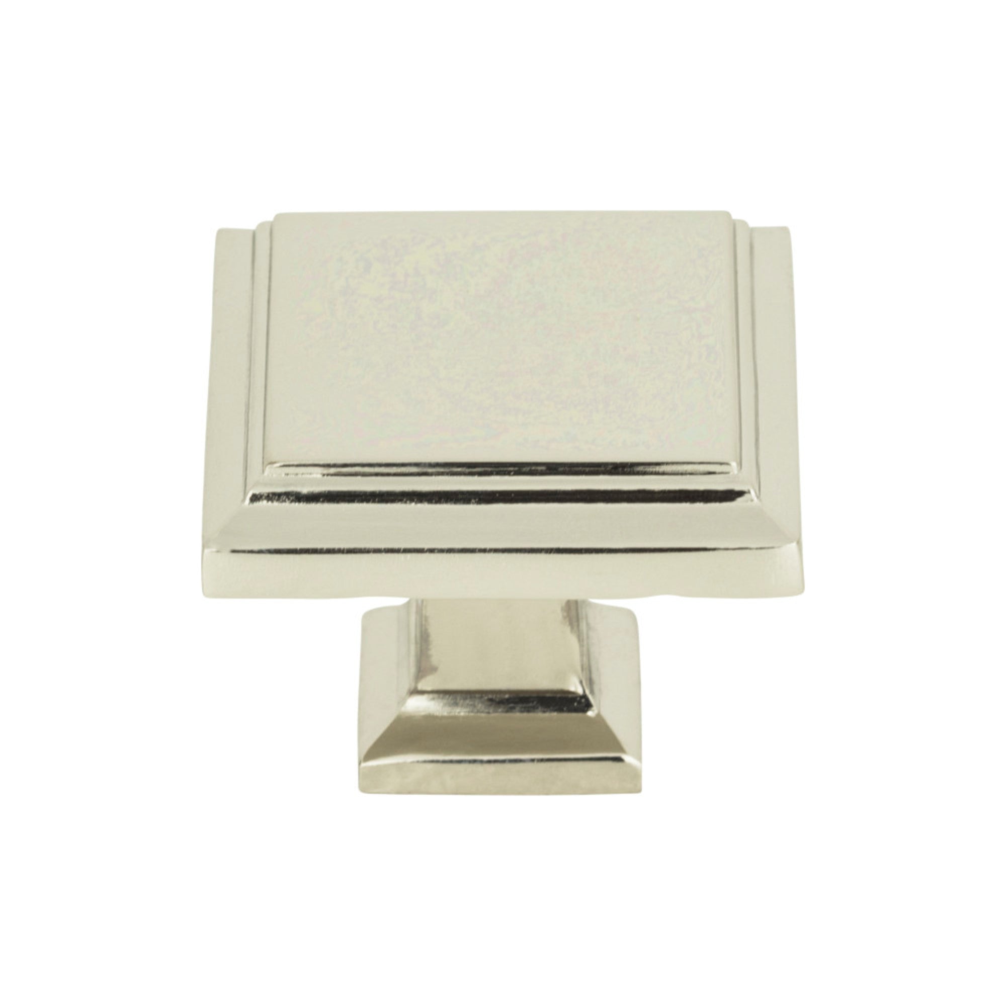 Sutton Place Square Knob - Polished Nickel