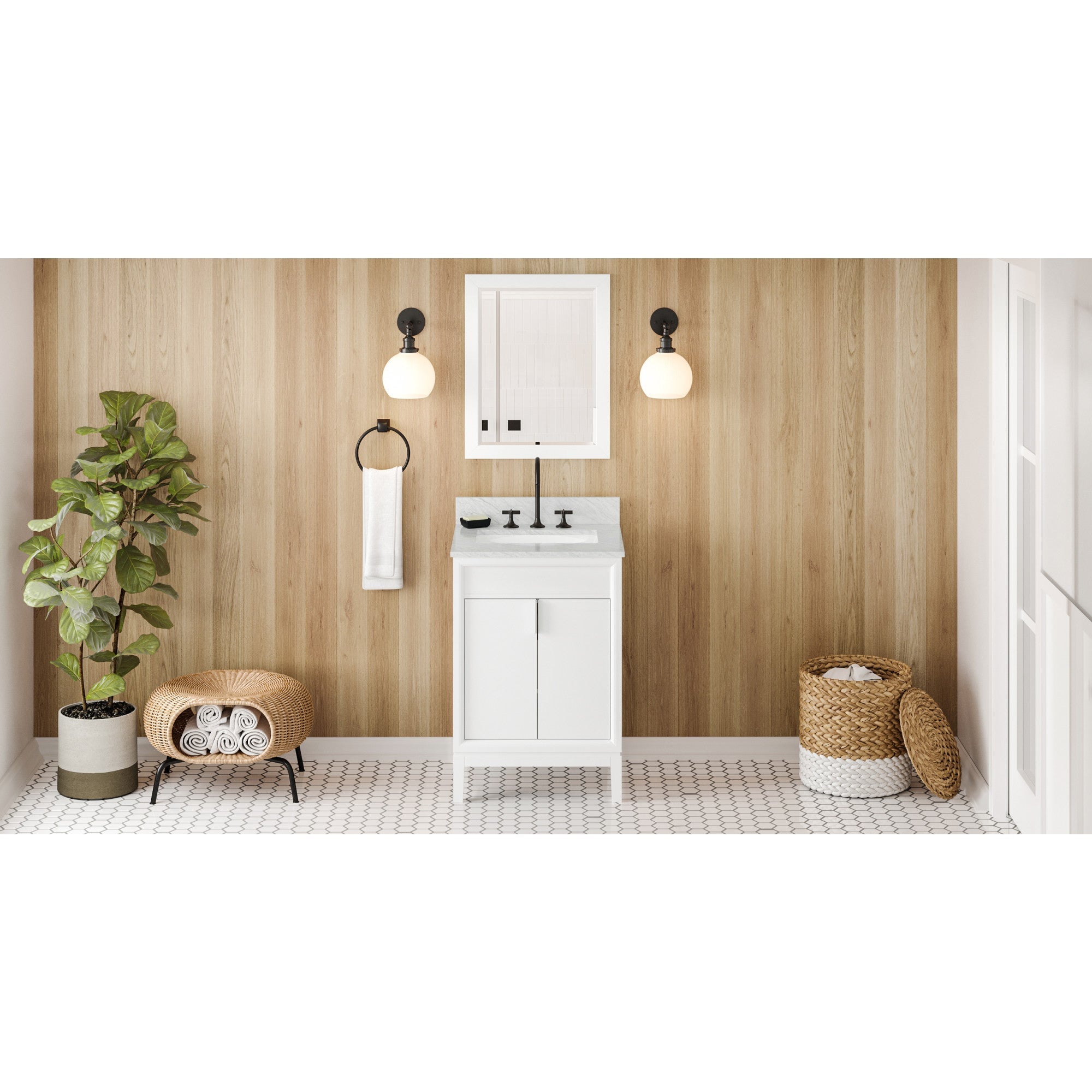 24" Theodora Vanity – White