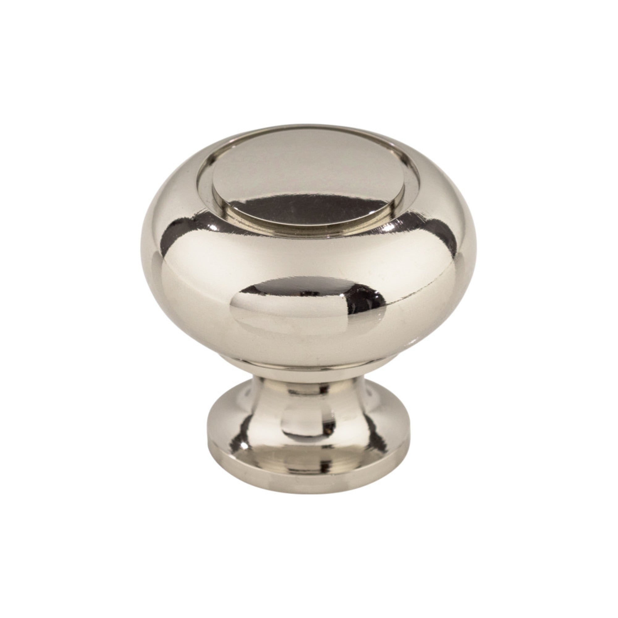 Ring Round Knob - Polished Nickel