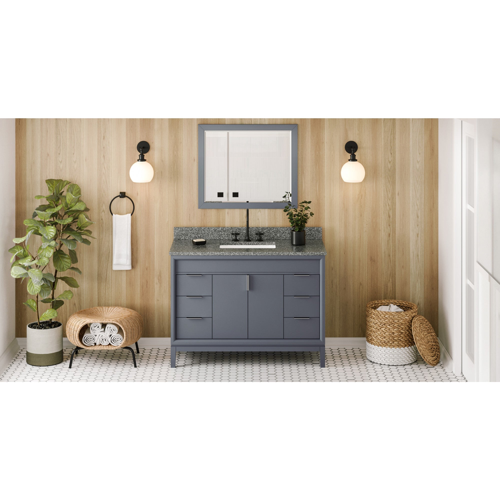 48" Theodora Vanity – Blue Steel