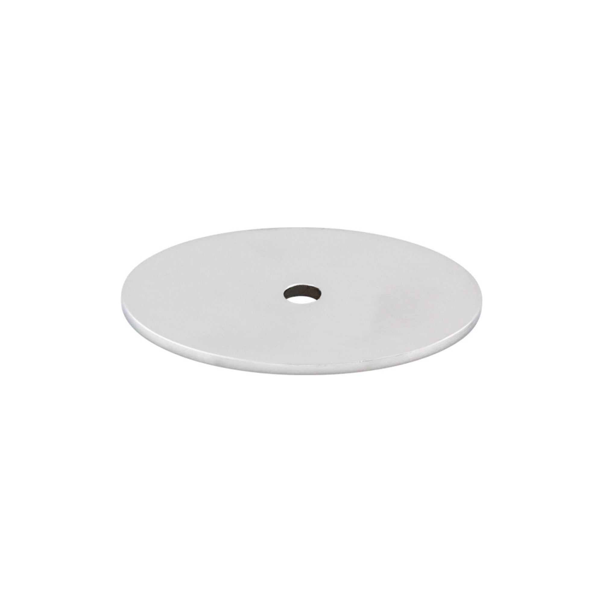 Oval Knob Backplate - Polished Chrome
