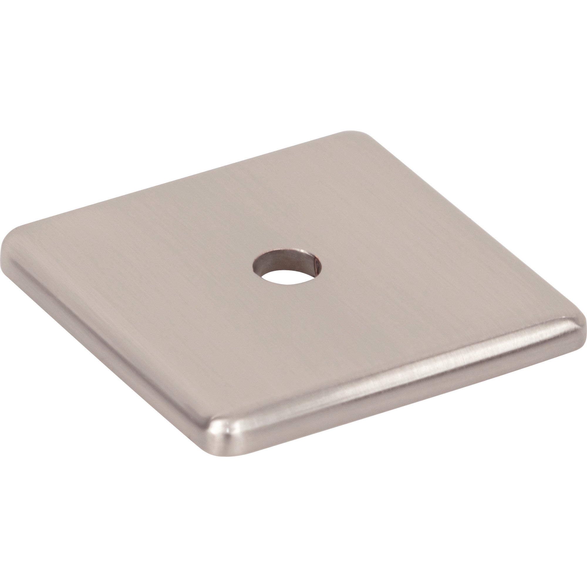 Radcliffe Knob Backplate - Brushed Satin Nickel