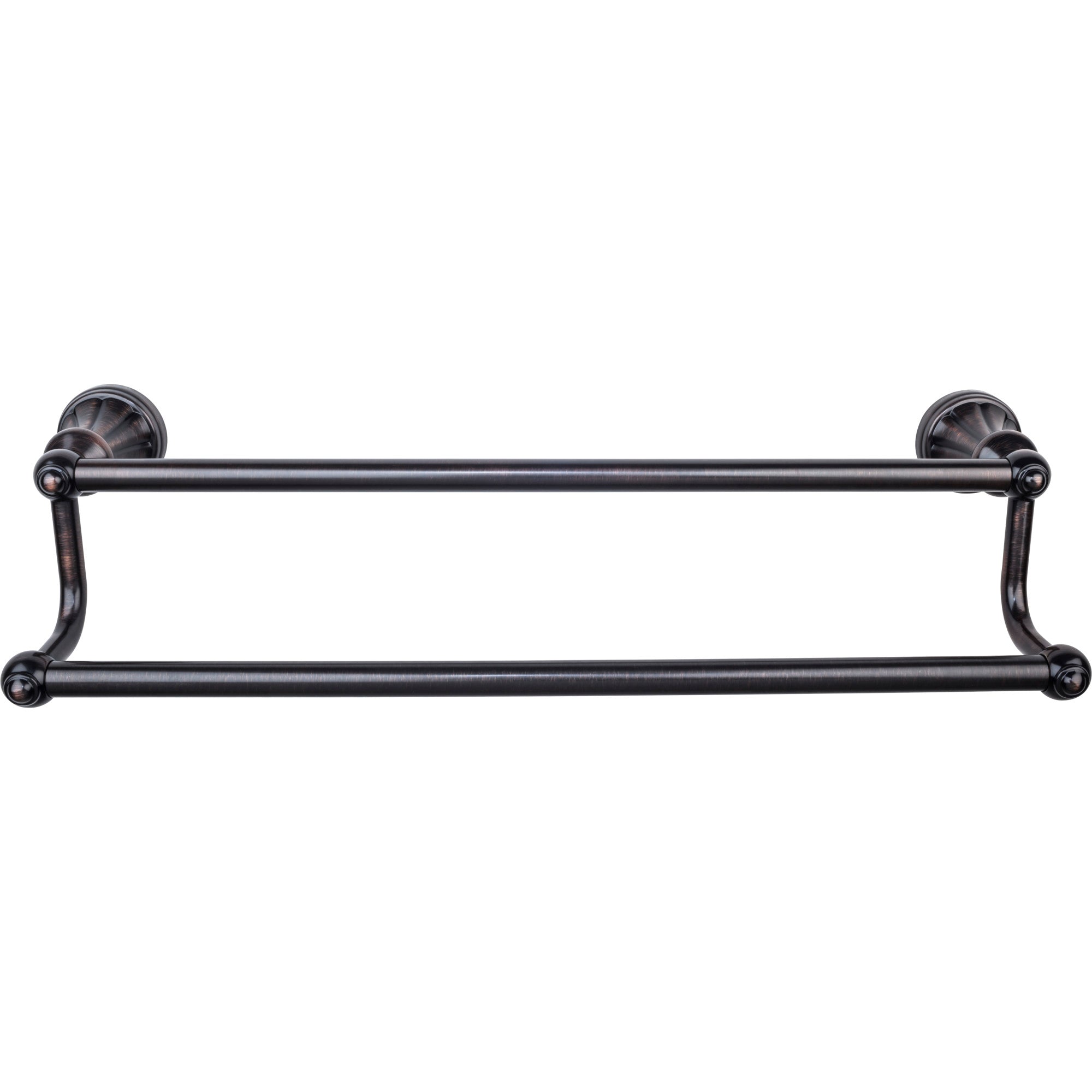 TOP BATH (R) Hudson Bath Double 20 1/4" Wall Mounted  Towel Bar - Tuscan Bronze