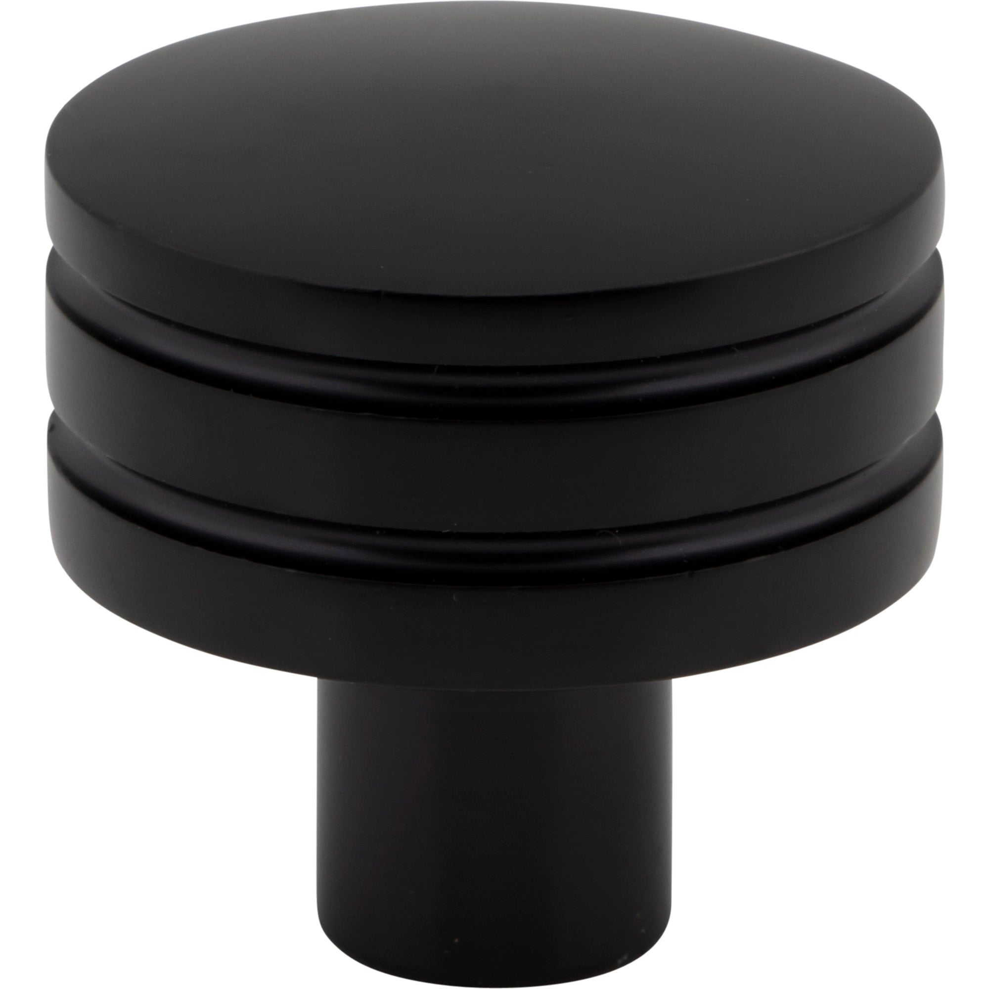 Griffith 1 1/4" Diameter Round Knob - Matte Black
