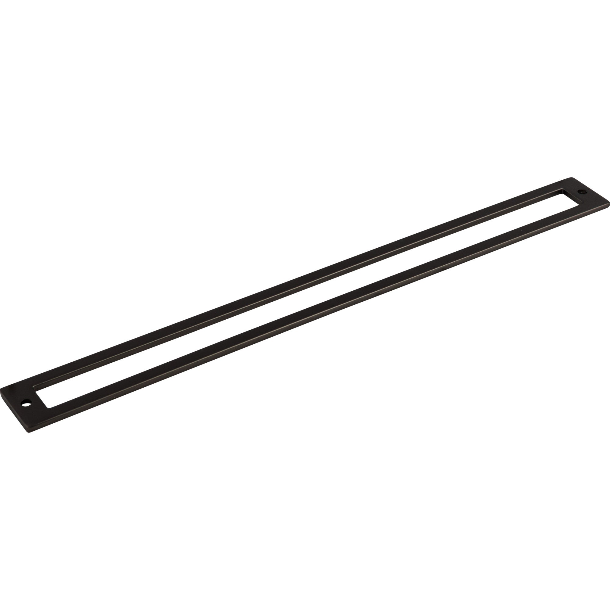 Hollin 12" Center to Center Pull Backplate - Ash Gray