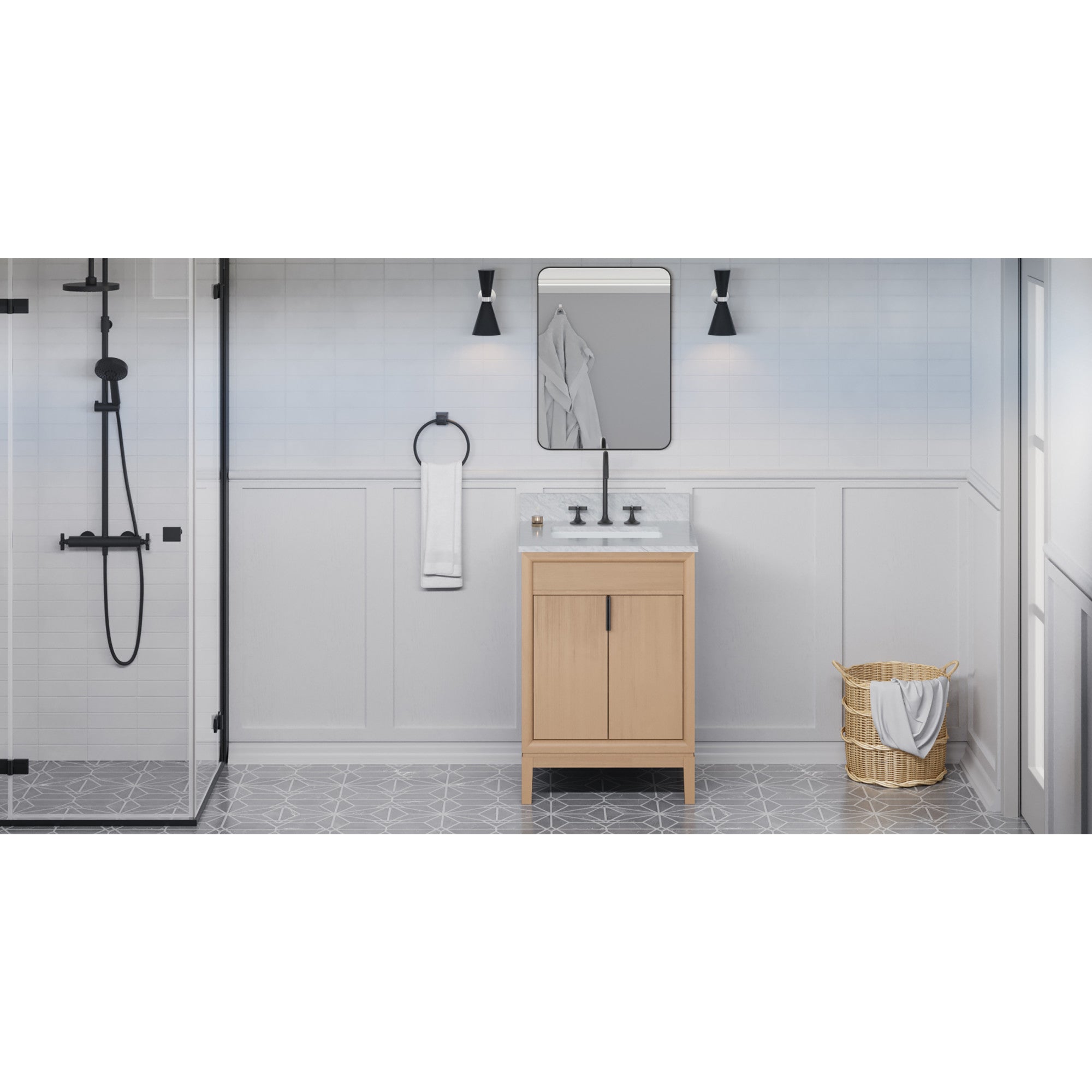 24" Theodora Vanity – Natural Oak
