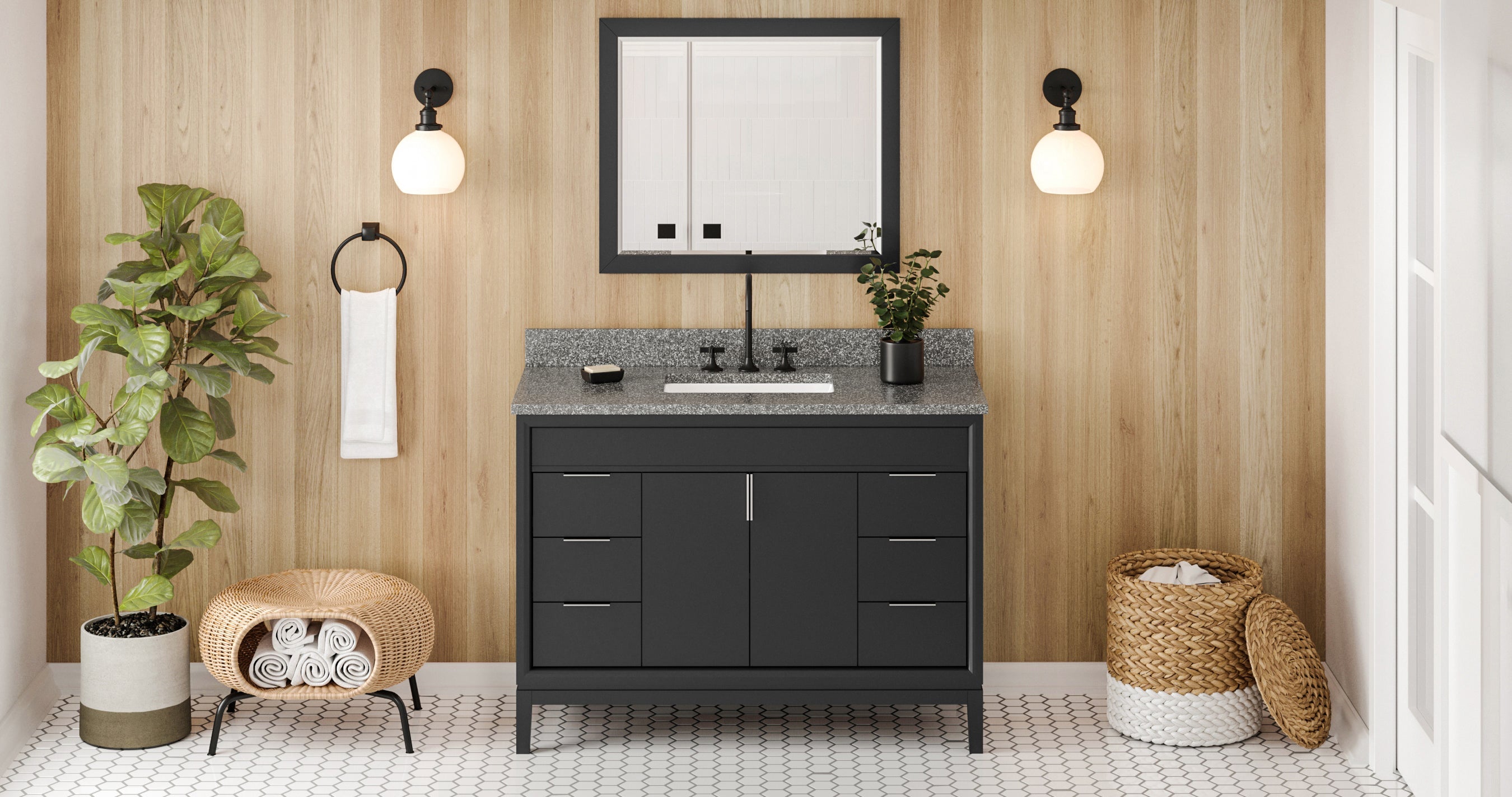 48" Theodora Vanity – Black