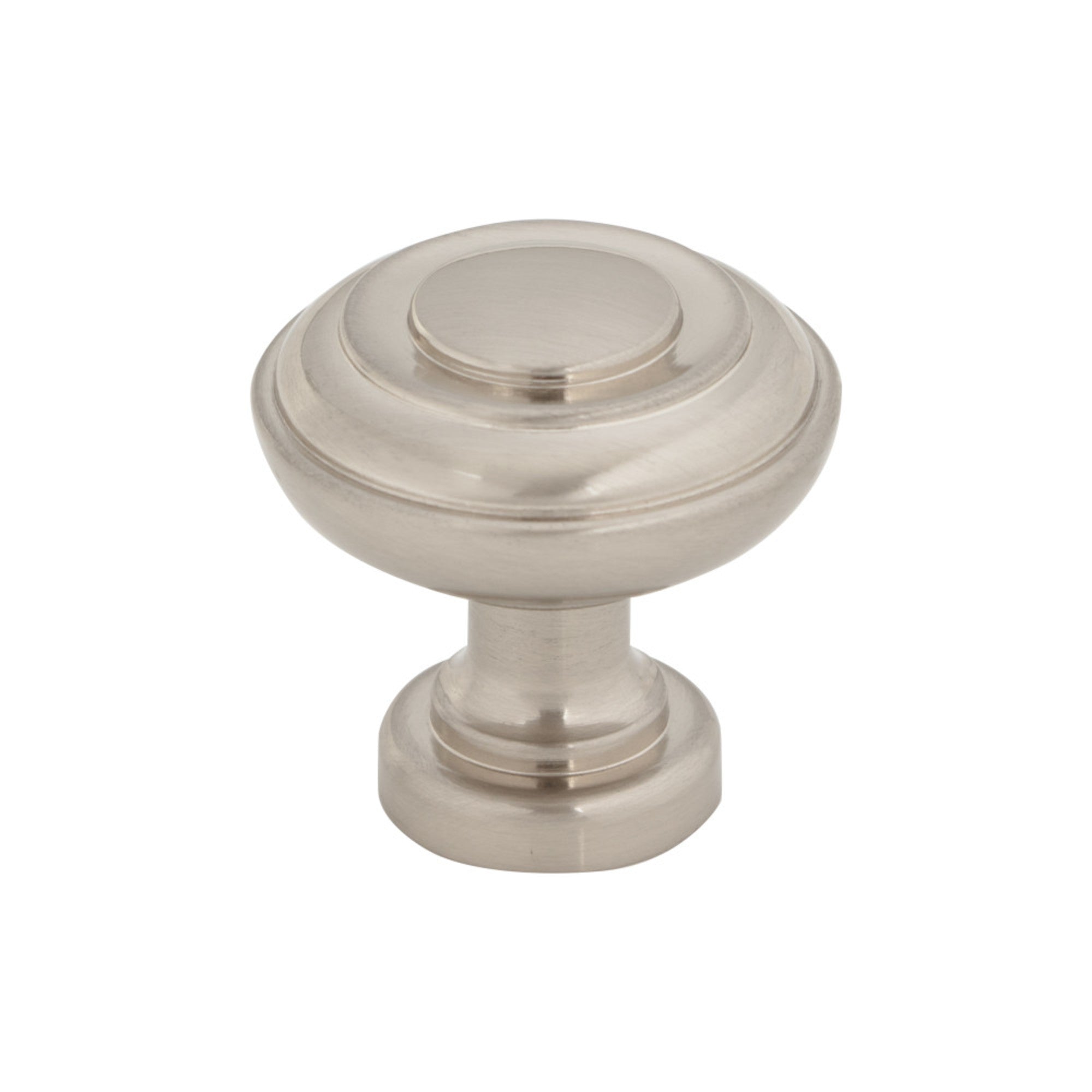 Ulster Mushroom Knob - Brushed Satin Nickel