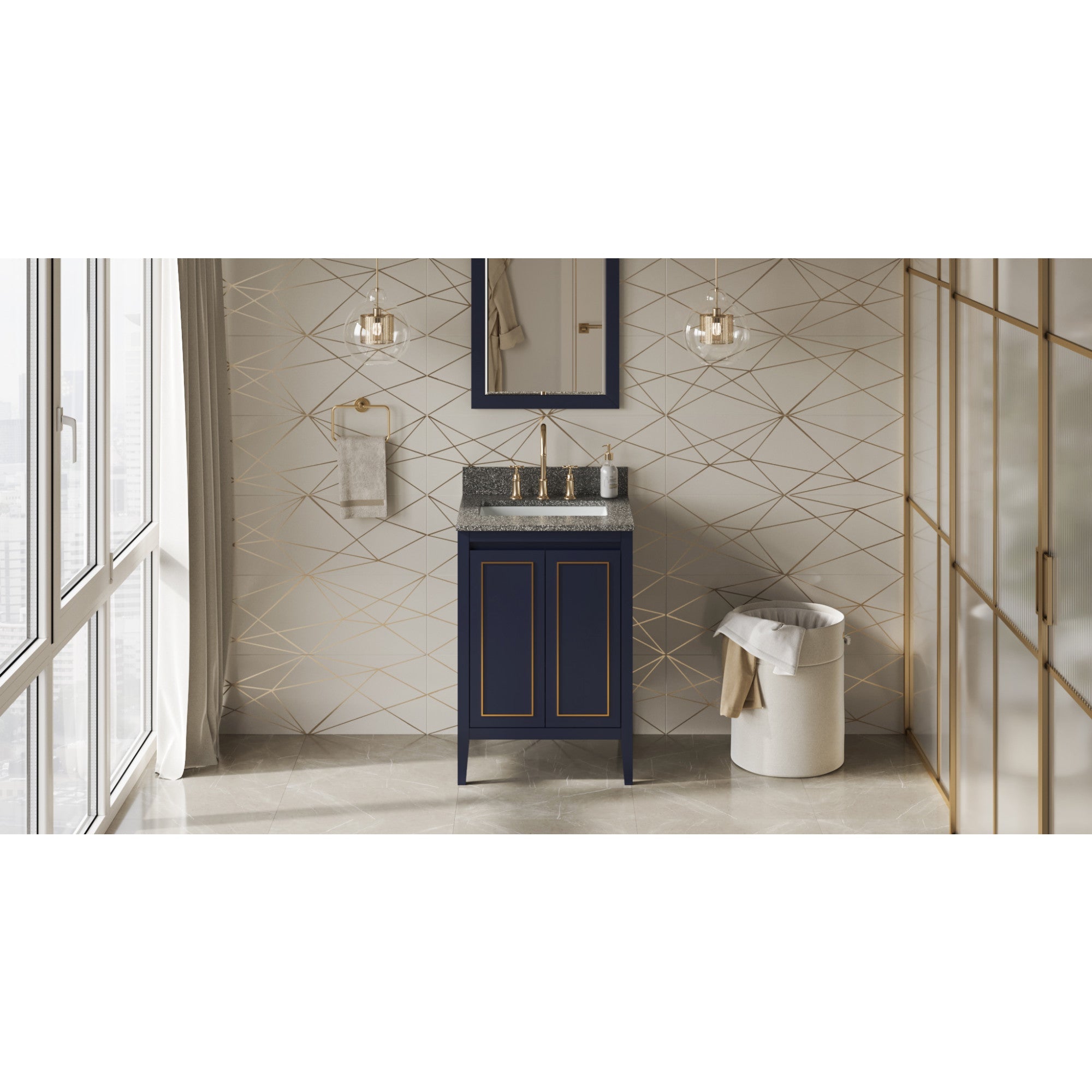 24" Percival Vanity – Hale Blue