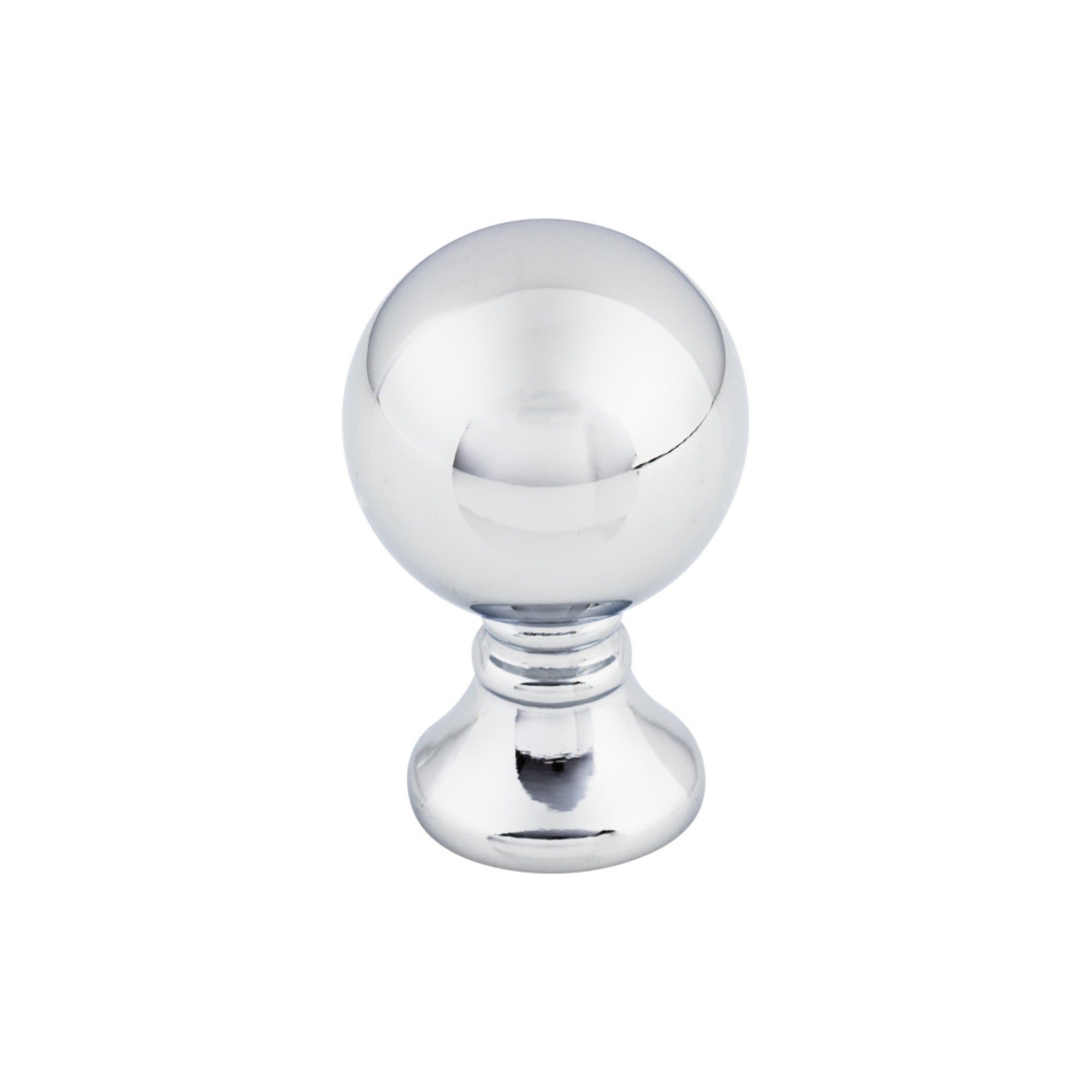 Kara Round Knob - Polished Chrome