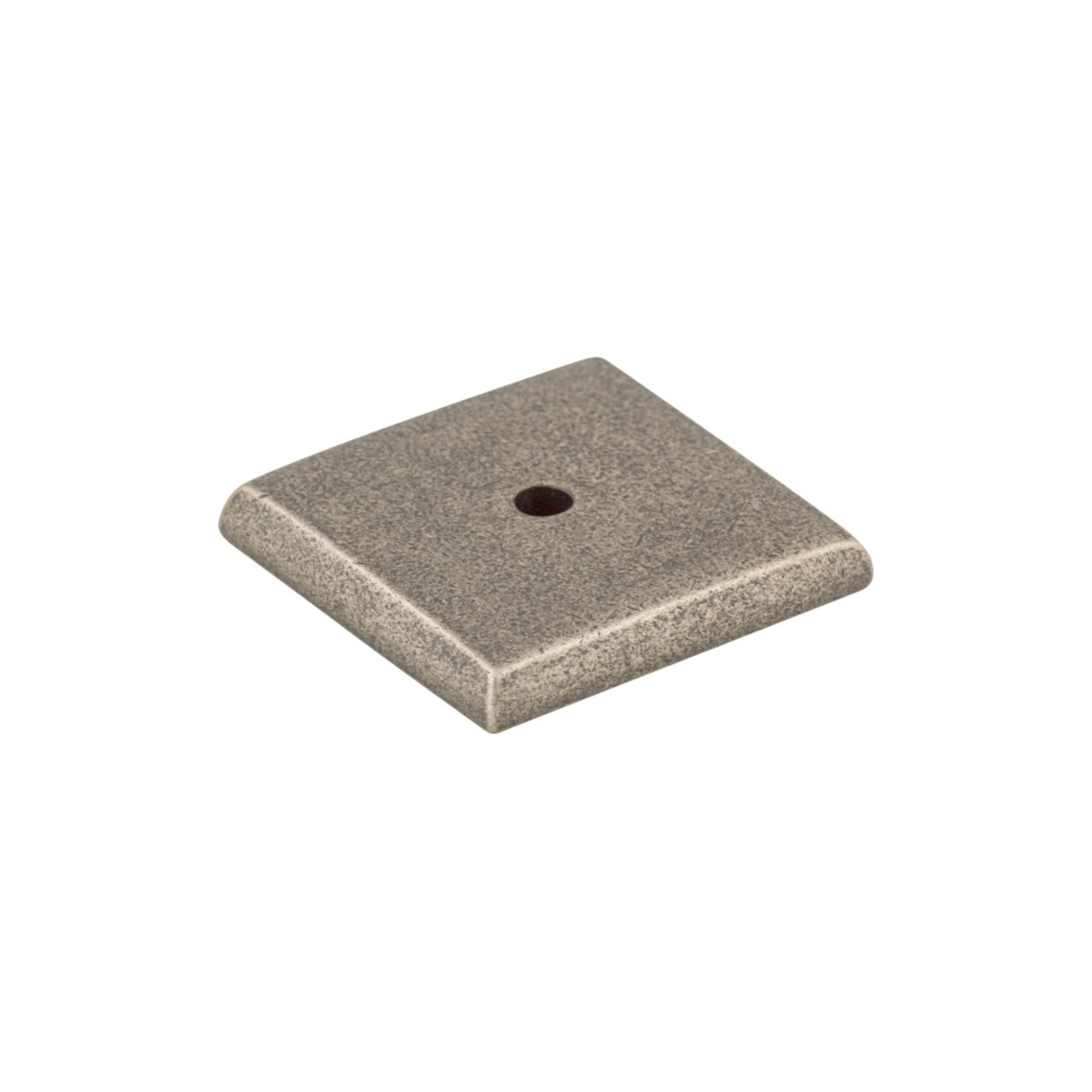 Aspen Square Knob Backplate - Silicon Bronze Light