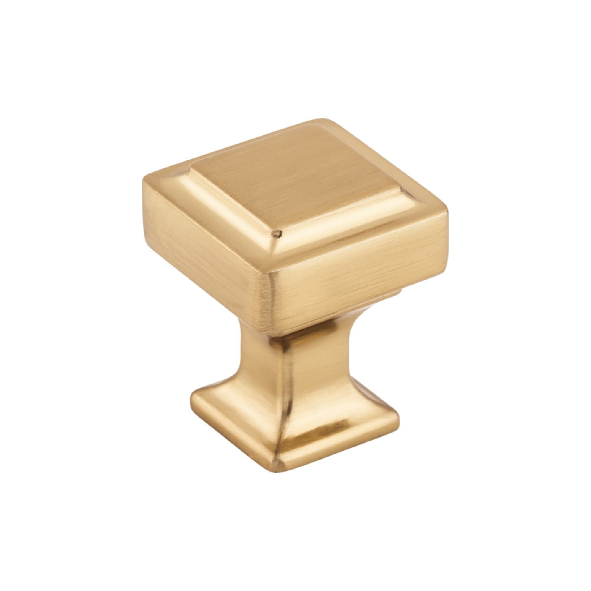 Ascendra 1" Length Square Knob - Honey Bronze