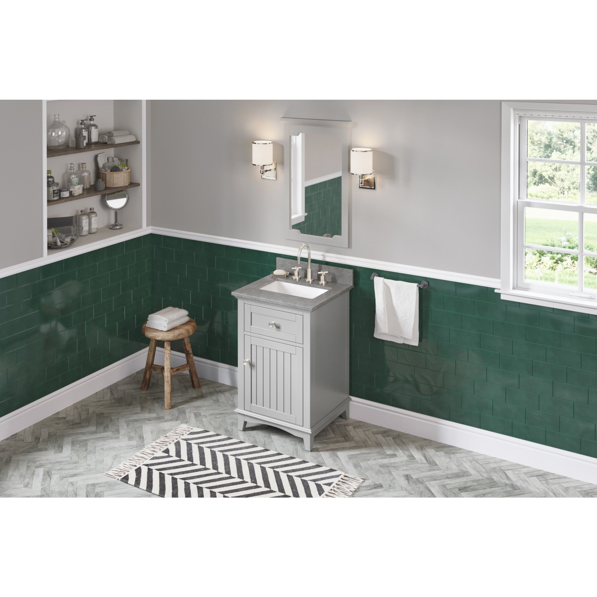 24" Savino Vanity – Grey