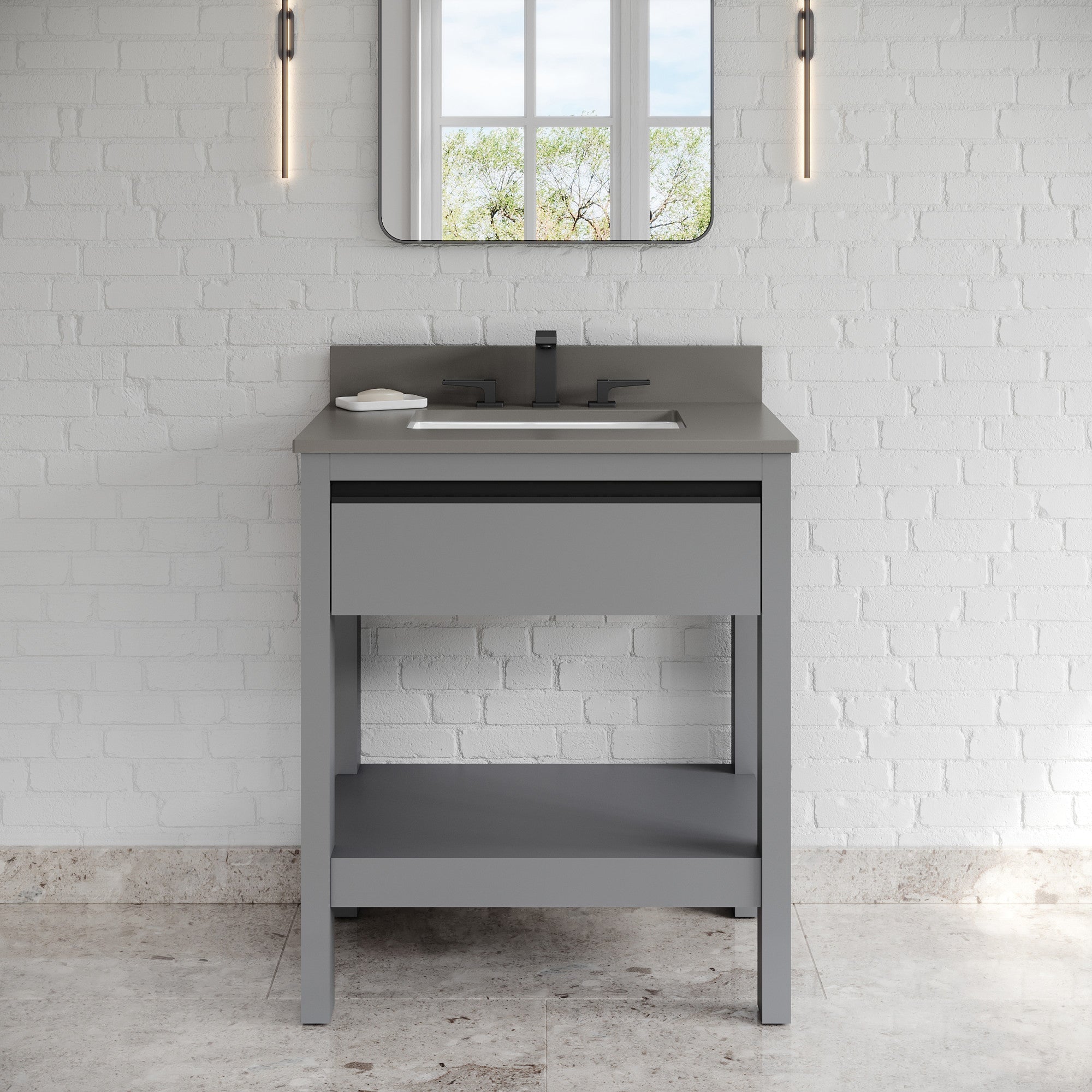 30" Jubilee Vanity – Grey