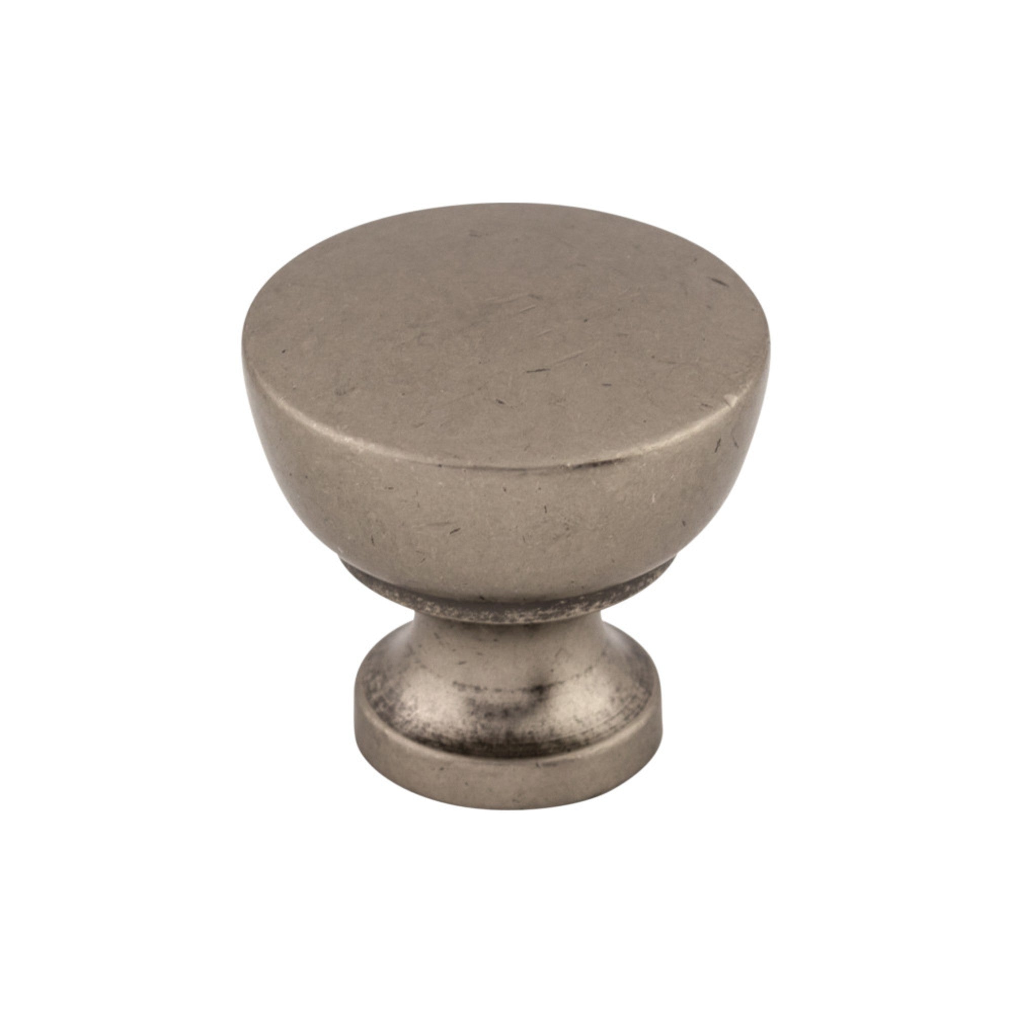 Bergen 1 1/4" Diameter Round Knob - Pewter Antique