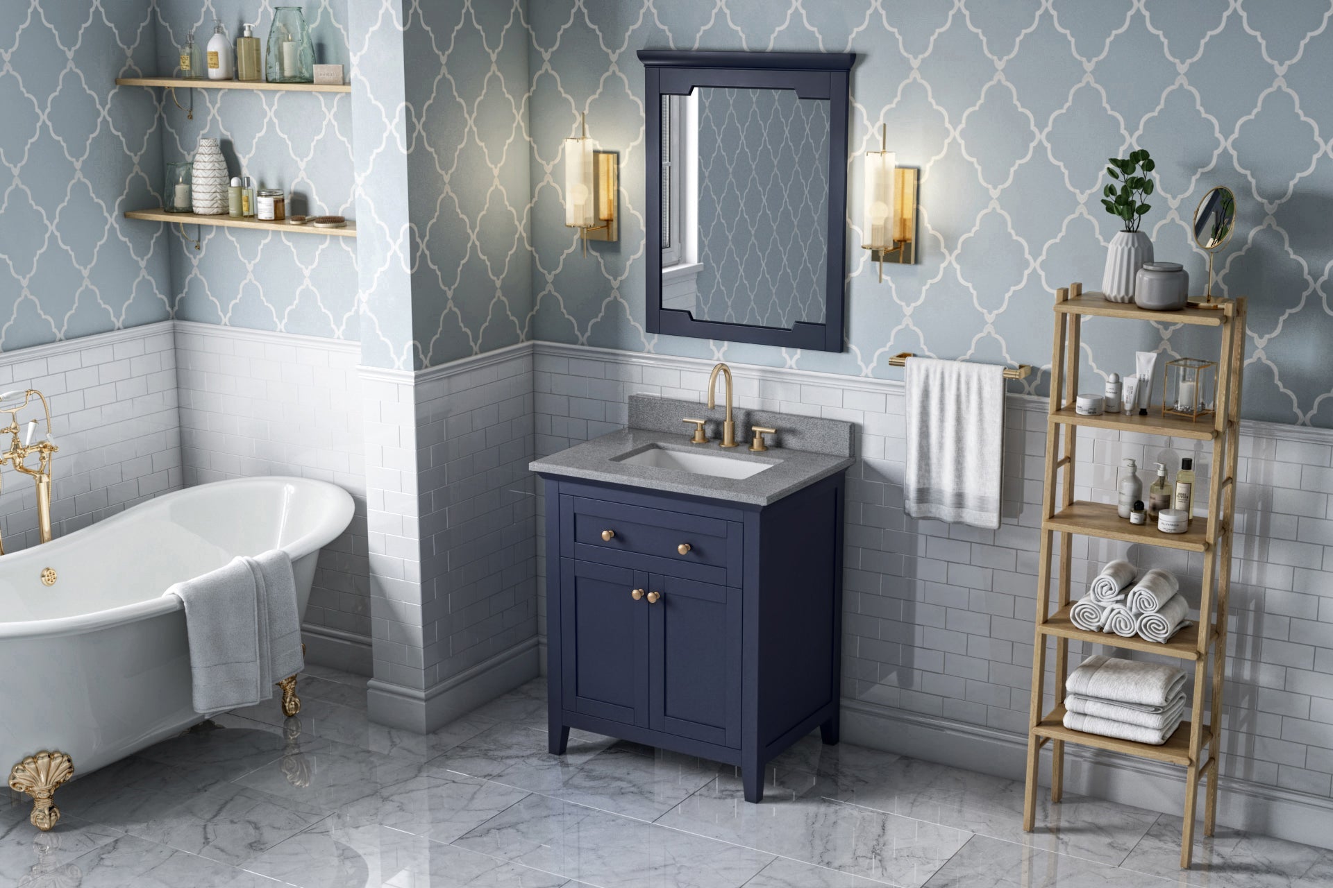 30" Chatham Vanity – Hale Blue