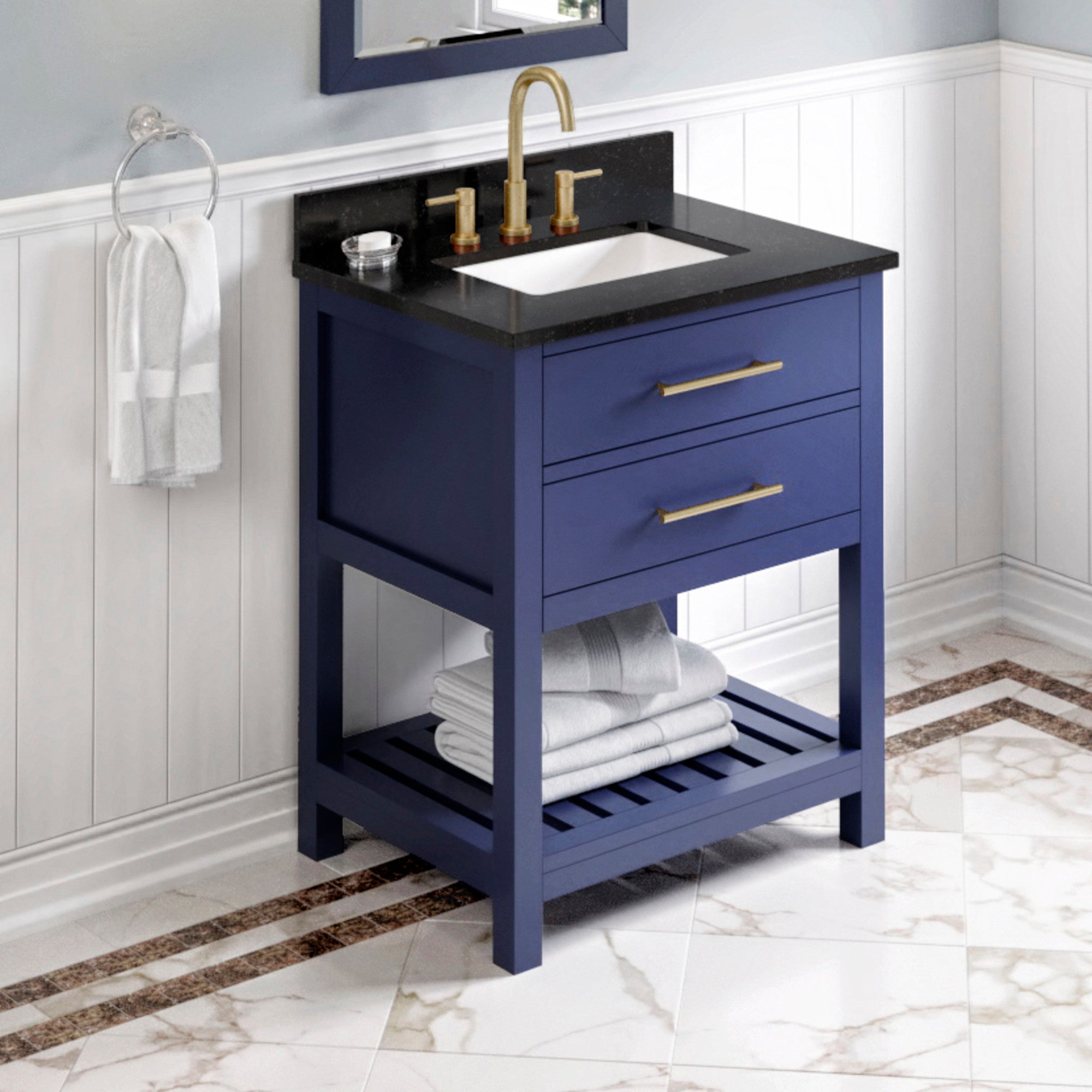 30" Wavecrest Vanity – Hale Blue