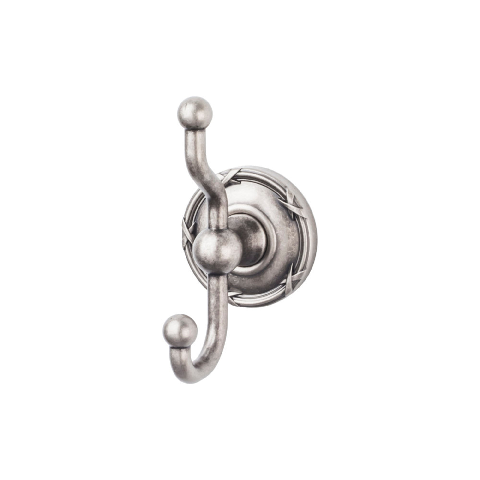 TOP BATH (R) Edwardian Bath 5" Wall Bath Hooks - Antique Pewter