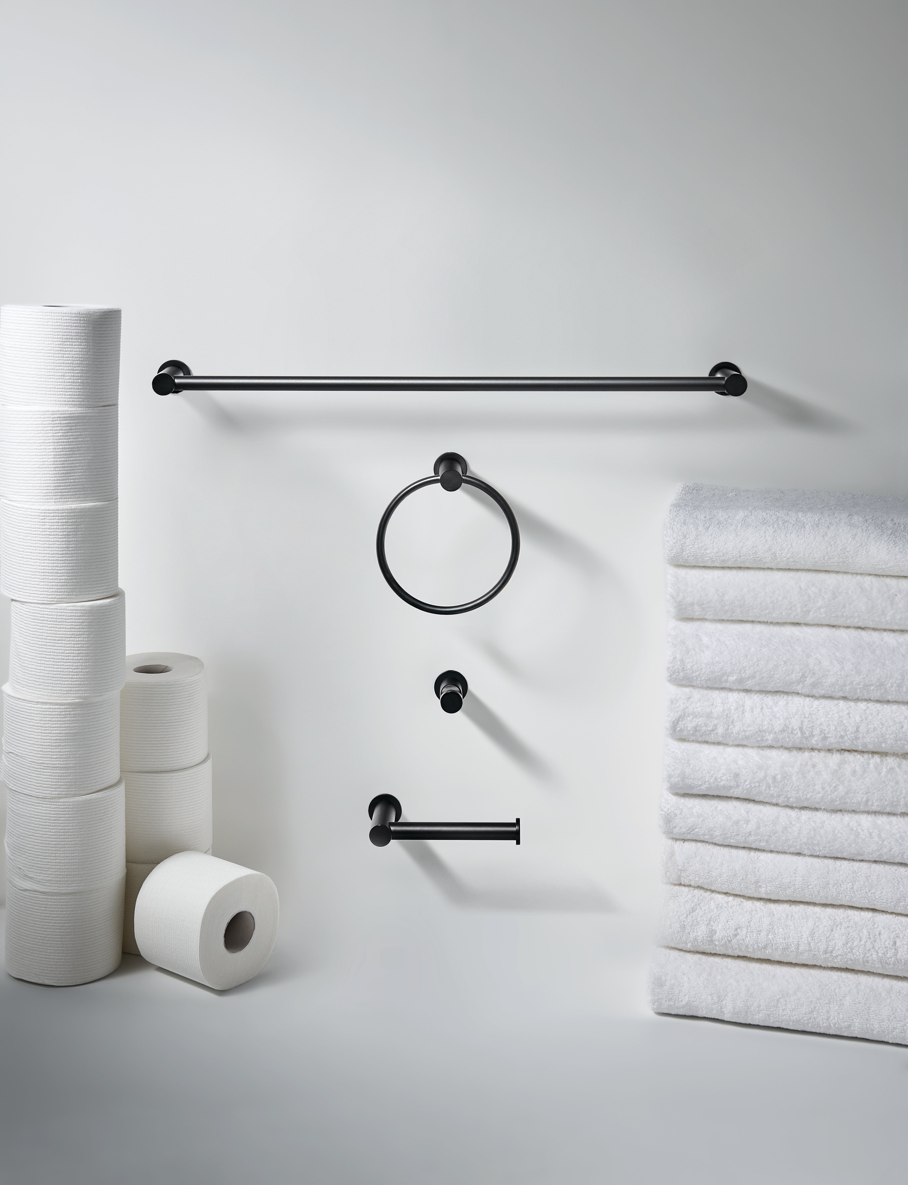 TOP BATH (R) Hopewell Bath Double 31 1/2" Wall Mounted  Towel Bar - Oil Rubbed Bronze