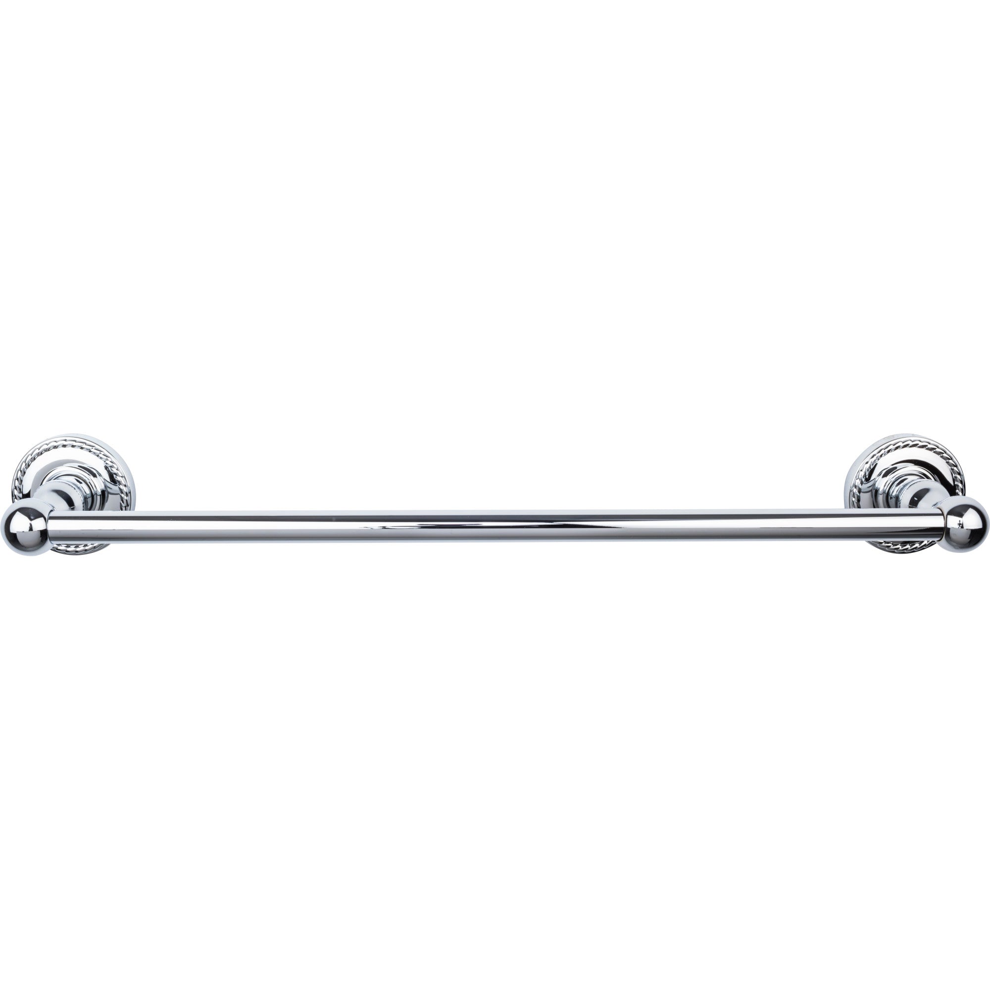 TOP BATH (R) Edwardian Bath Single 20 1/2" Wall Mounted  Towel Bar - Polished Chrome